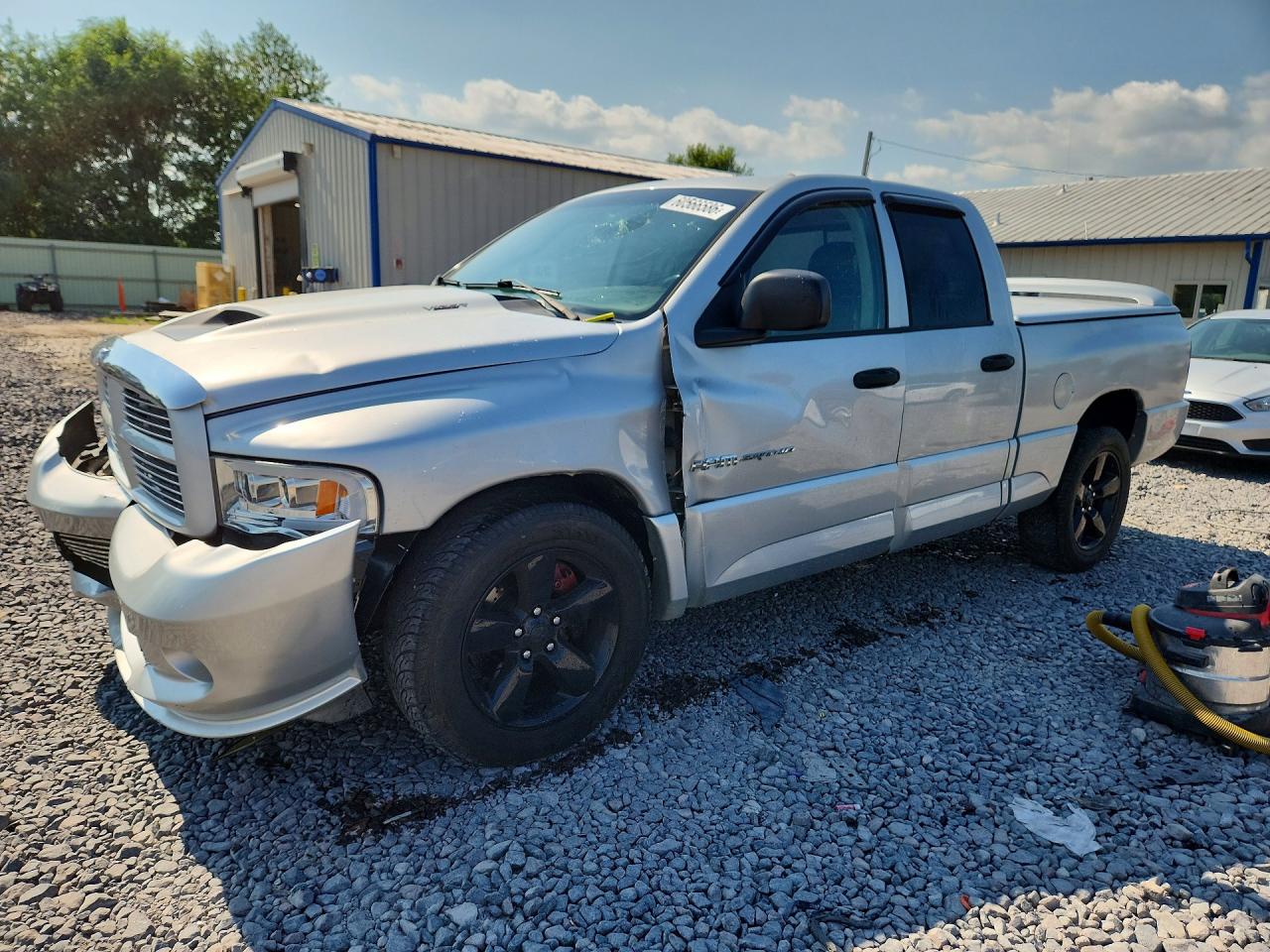 2005 Dodge Ram Srt10 Silver vin: 3D7HA18H95G837466