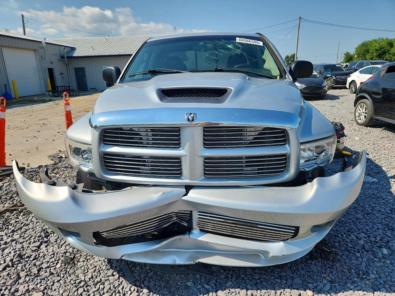 2005 Dodge Ram Srt10 Silver vin: 3D7HA18H95G837466