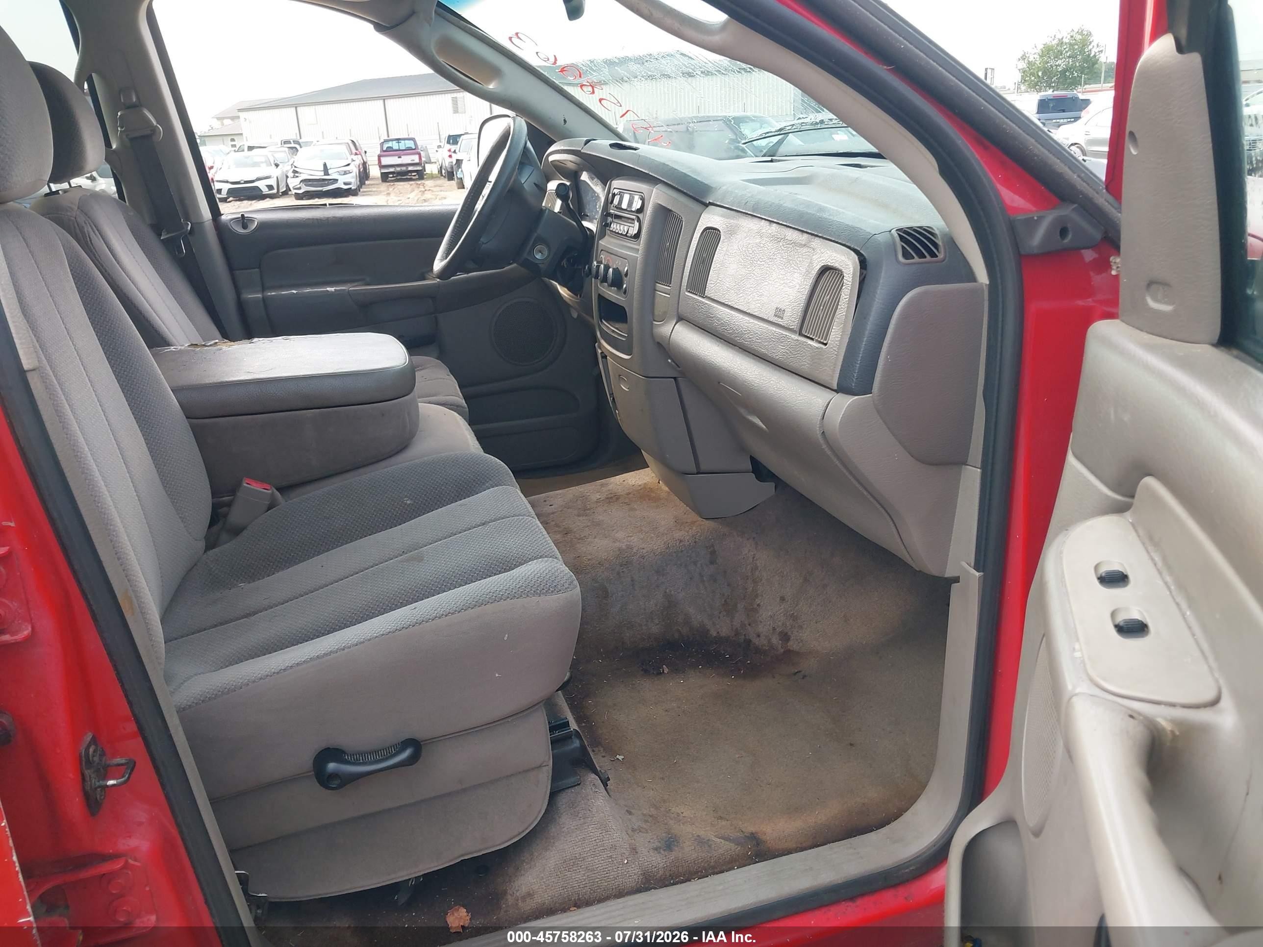 2002 Dodge Ram 1500 St Красный vin: 3D7HA18N02G209751