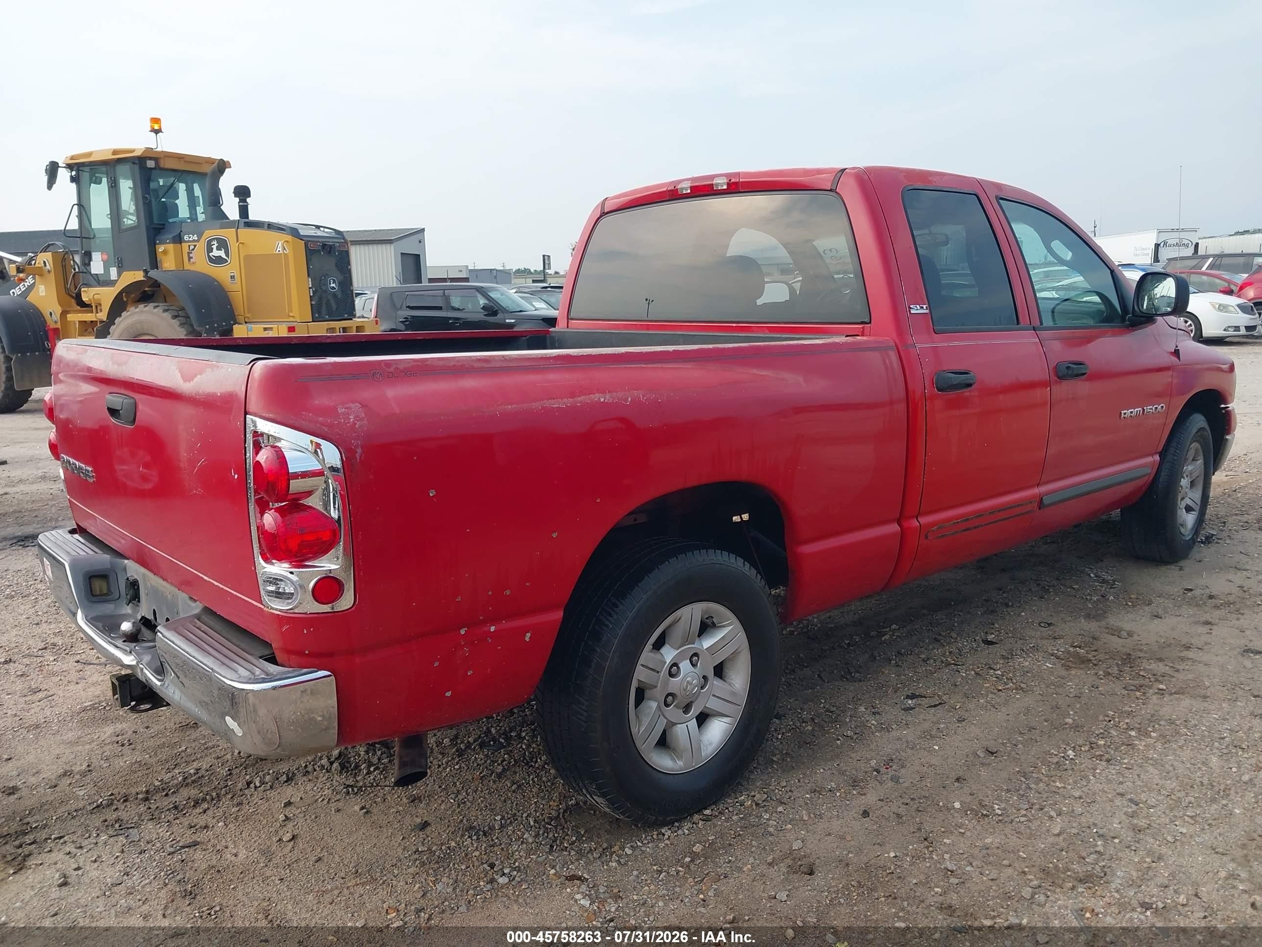 2002 Dodge Ram 1500 St Красный vin: 3D7HA18N02G209751