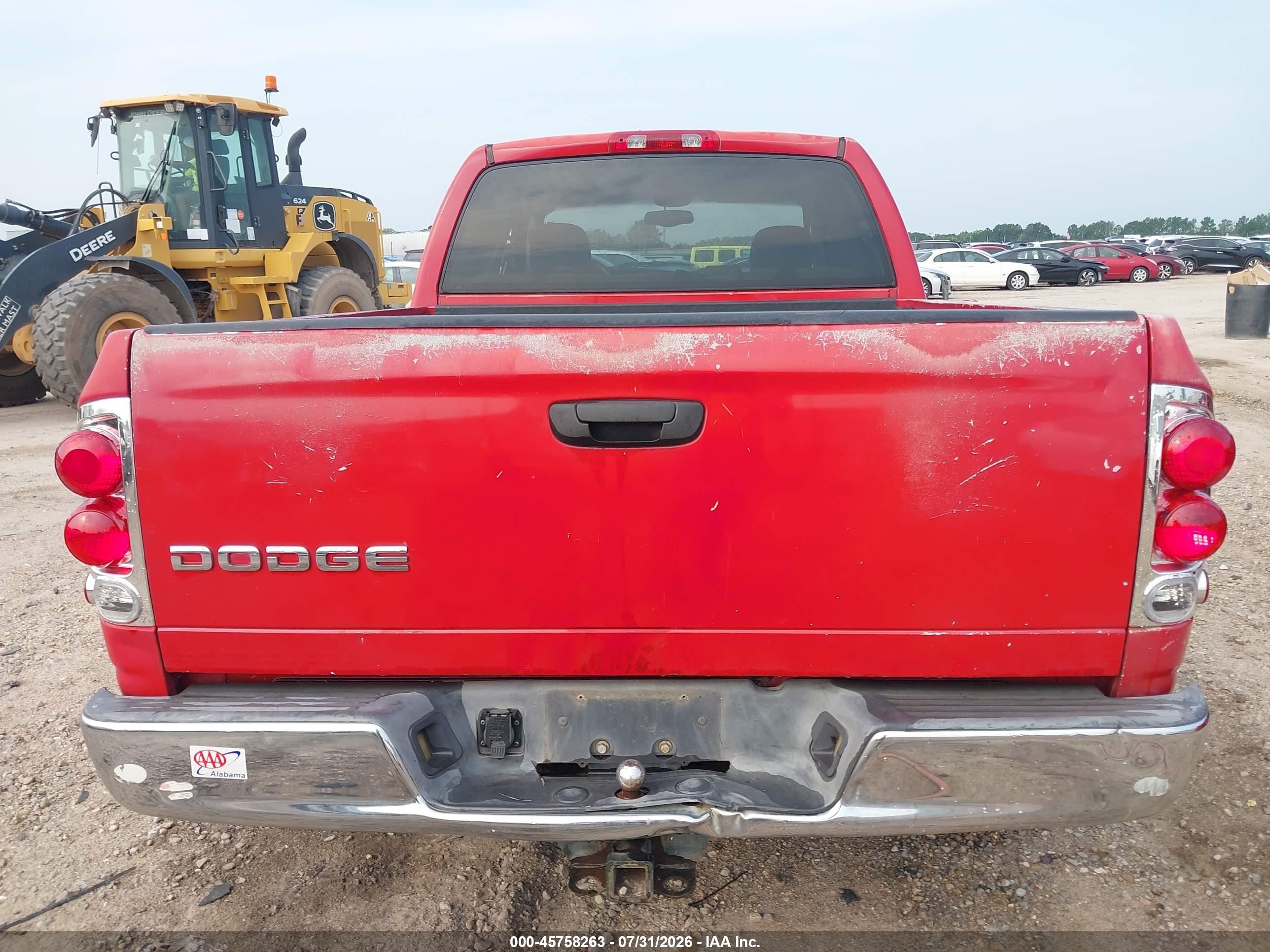 2002 Dodge Ram 1500 St Красный vin: 3D7HA18N02G209751