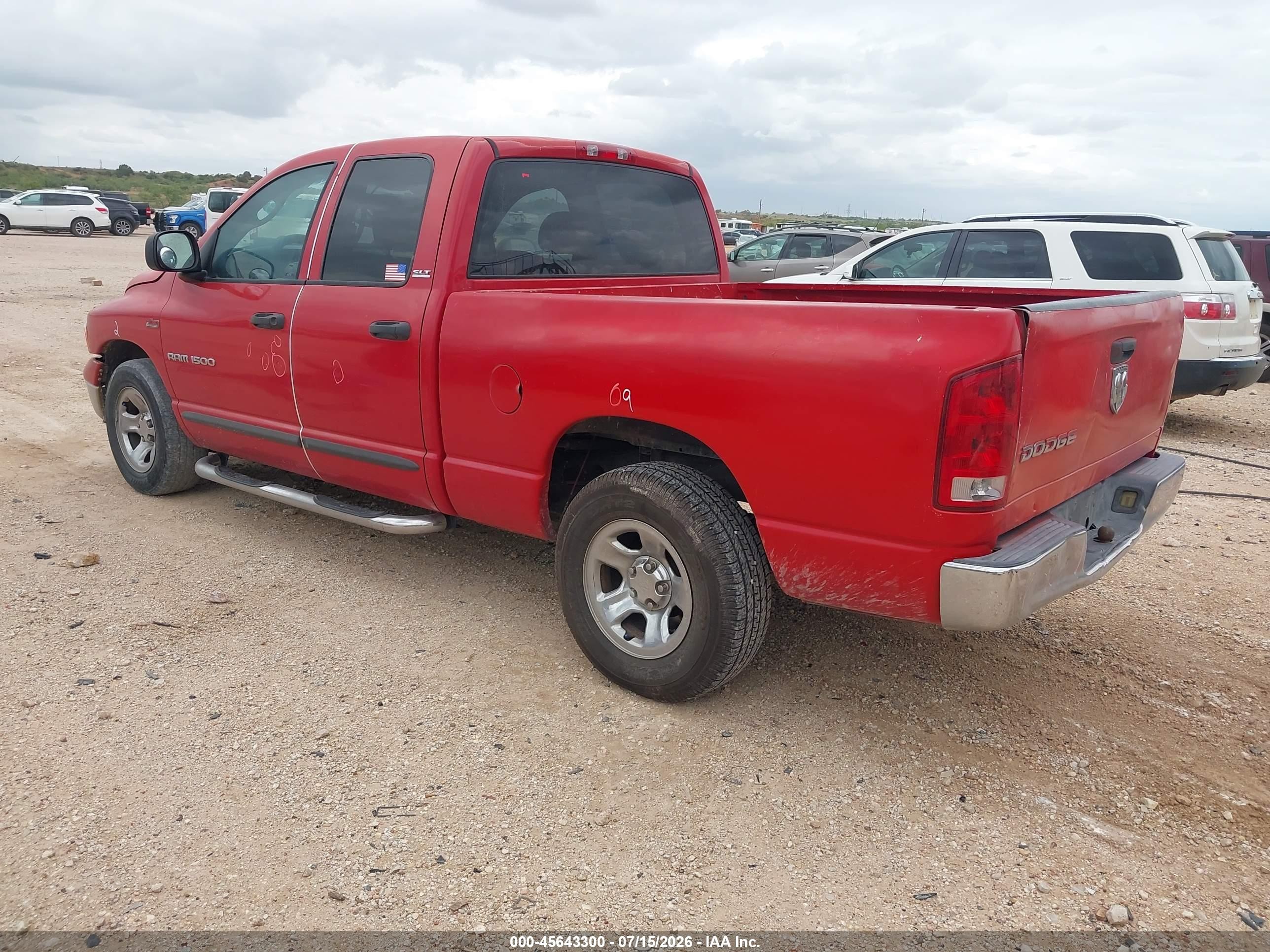 2002 Dodge Ram 1500 St Red vin: 3D7HA18N22G180219