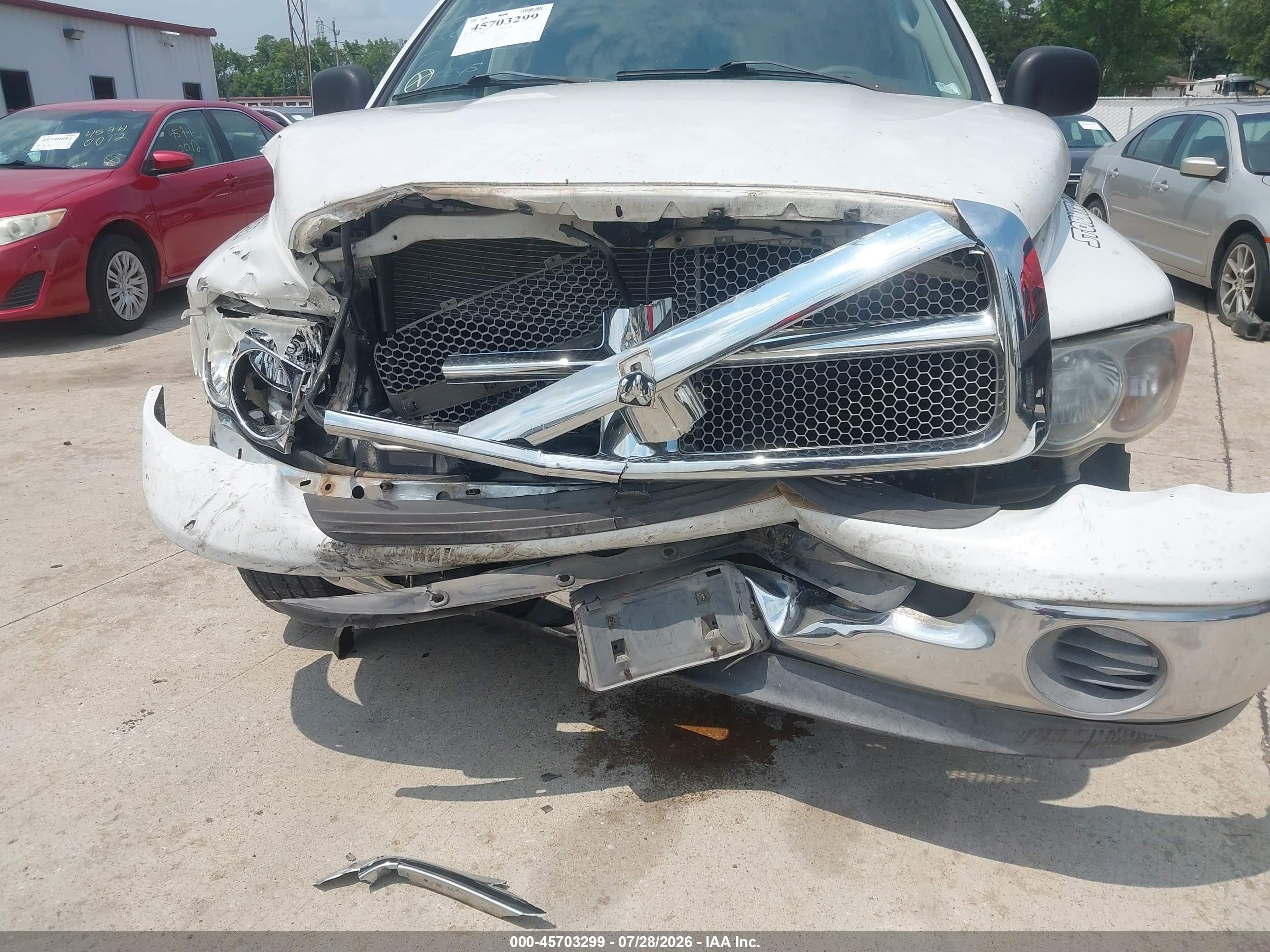 2002 Dodge Ram 1500 St White vin: 3D7HA18N32G174140