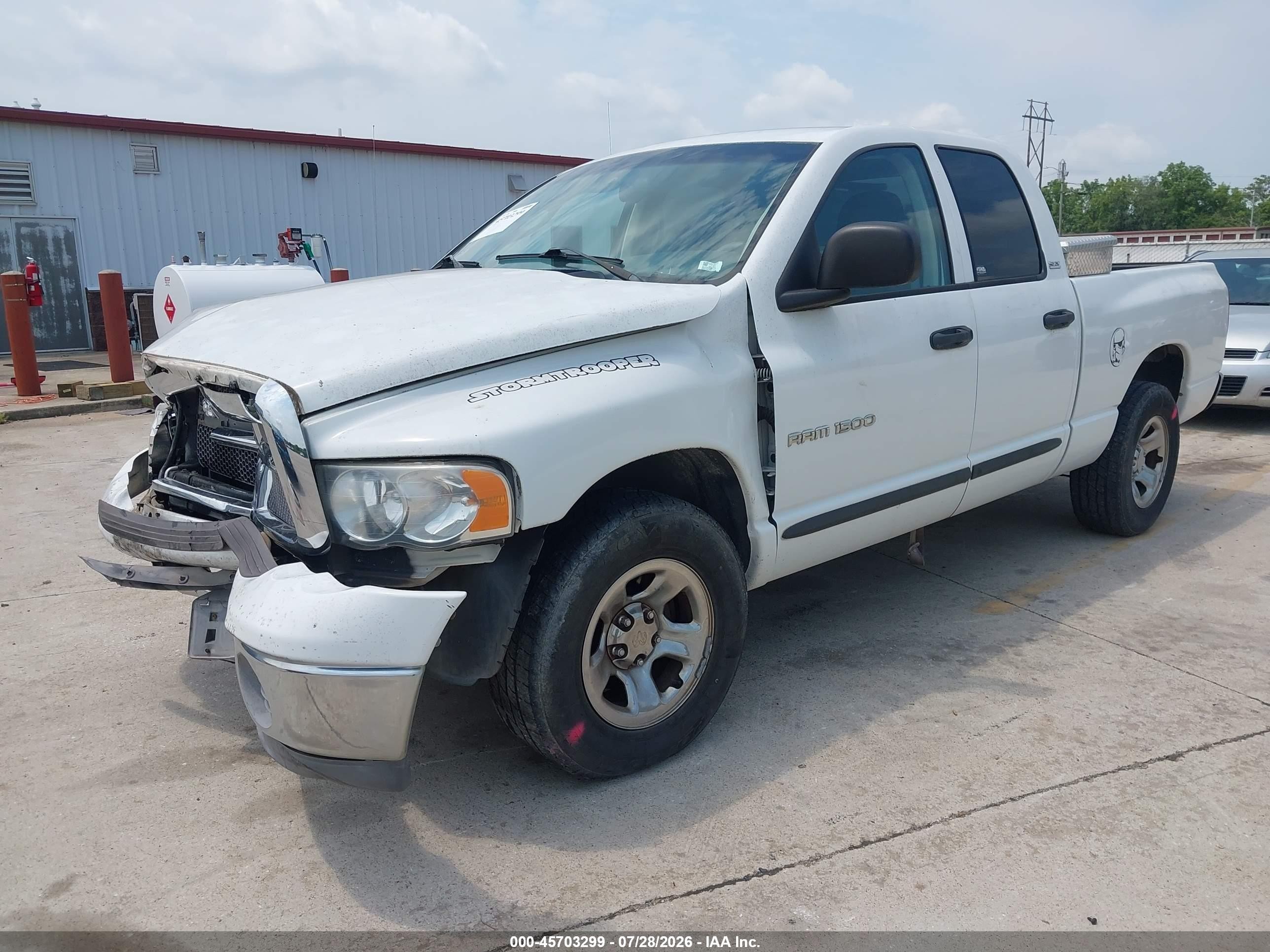 2002 Dodge Ram 1500 St White vin: 3D7HA18N32G174140