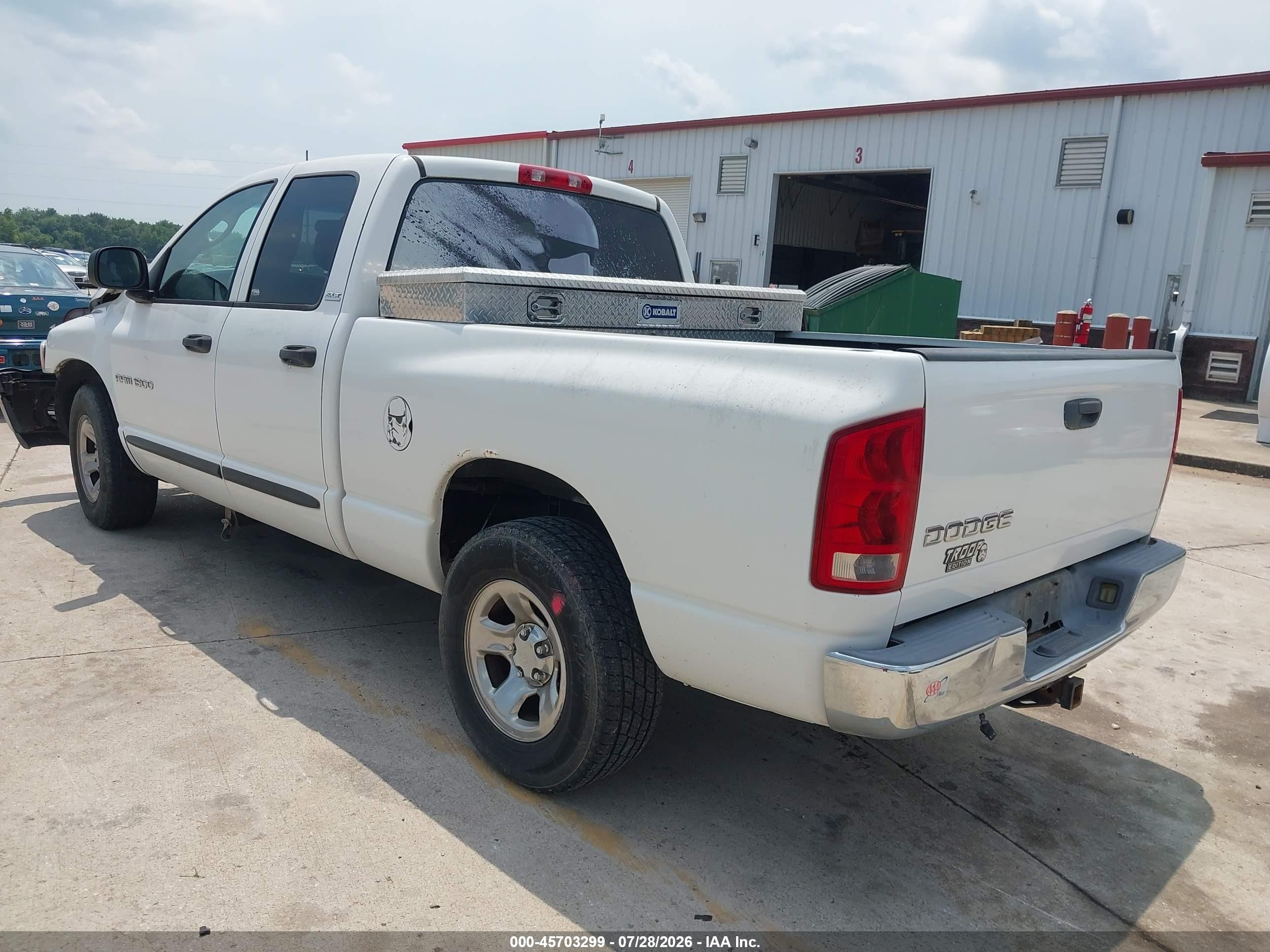 2002 Dodge Ram 1500 St White vin: 3D7HA18N32G174140
