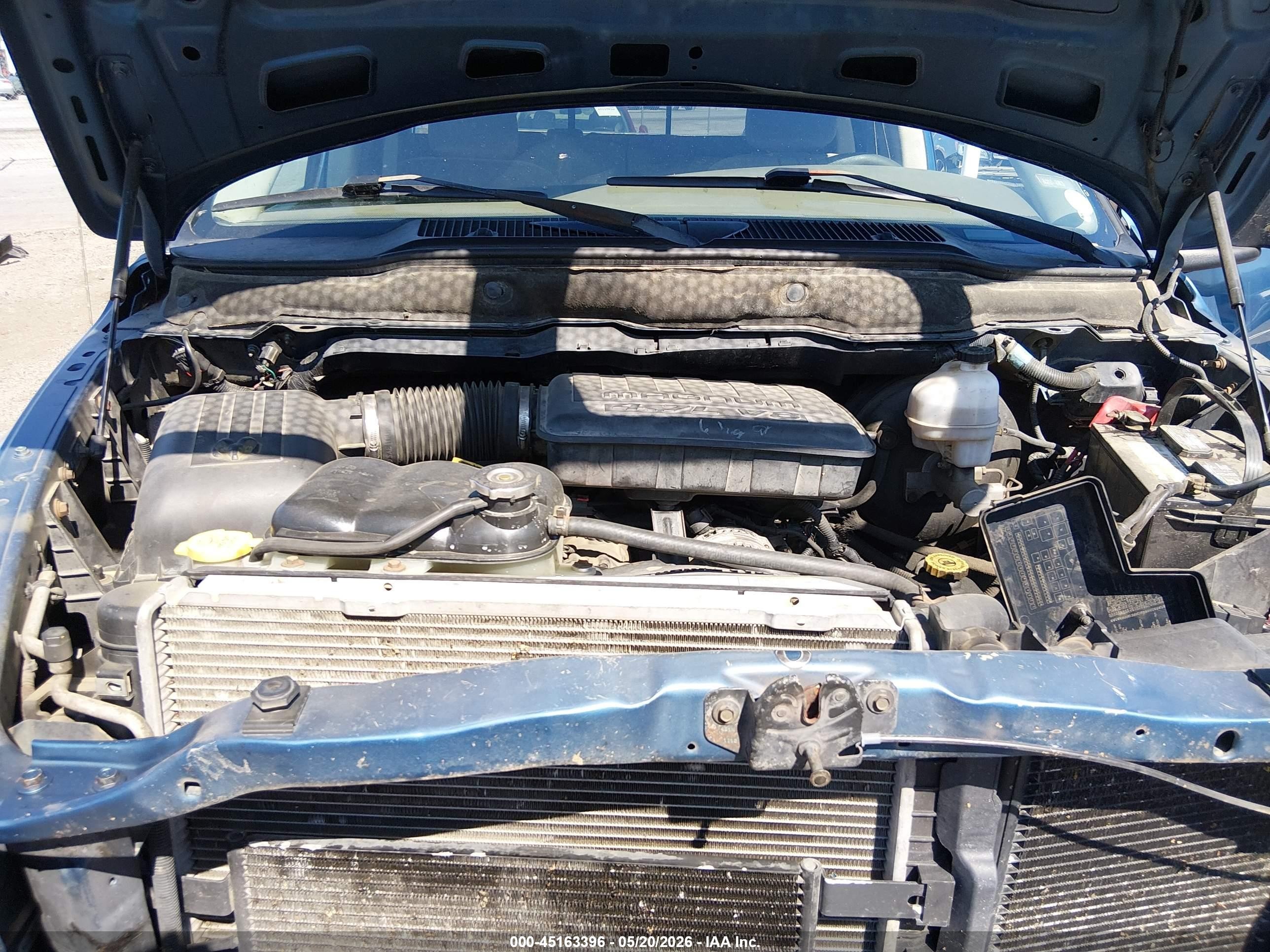 2002 Dodge Ram 1500 St Light Blue vin: 3D7HA18N32G204608