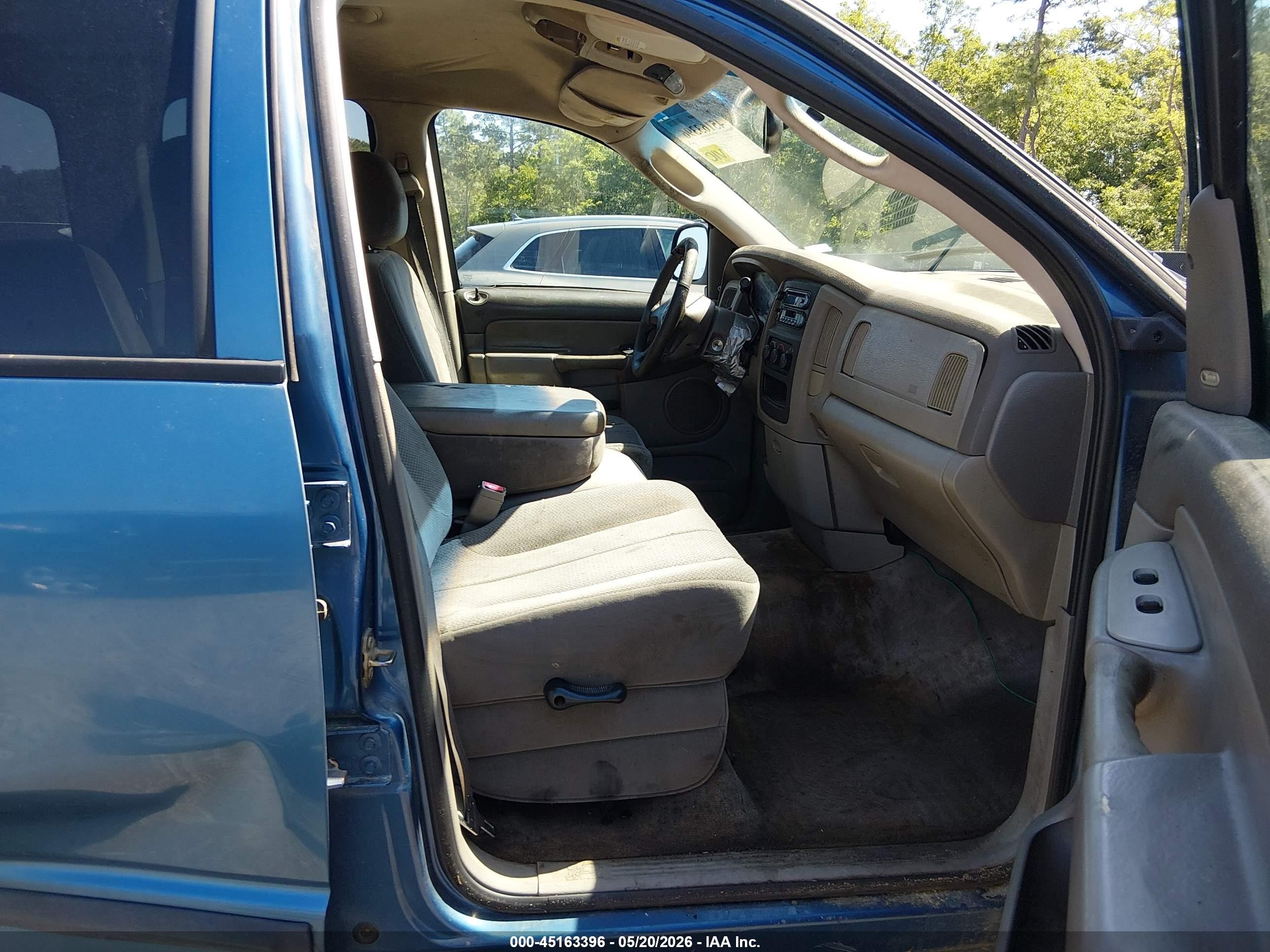 2002 Dodge Ram 1500 St Light Blue vin: 3D7HA18N32G204608