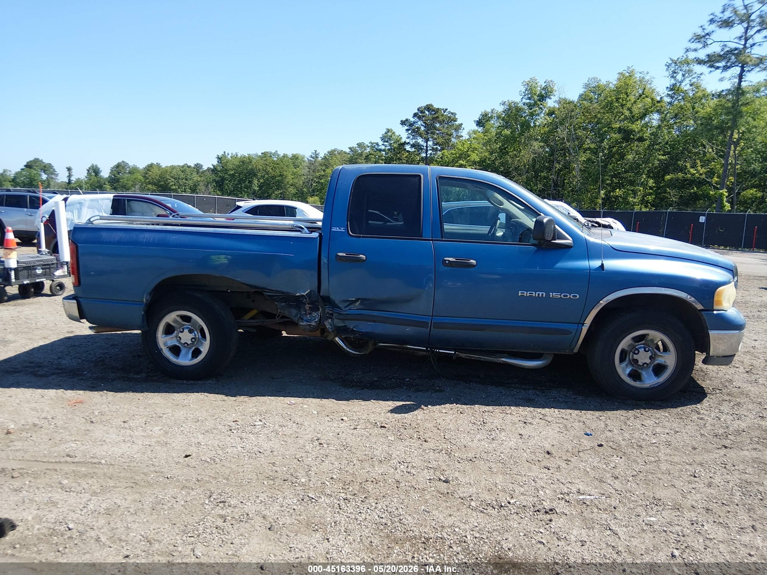 2002 Dodge Ram 1500 St Light Blue vin: 3D7HA18N32G204608