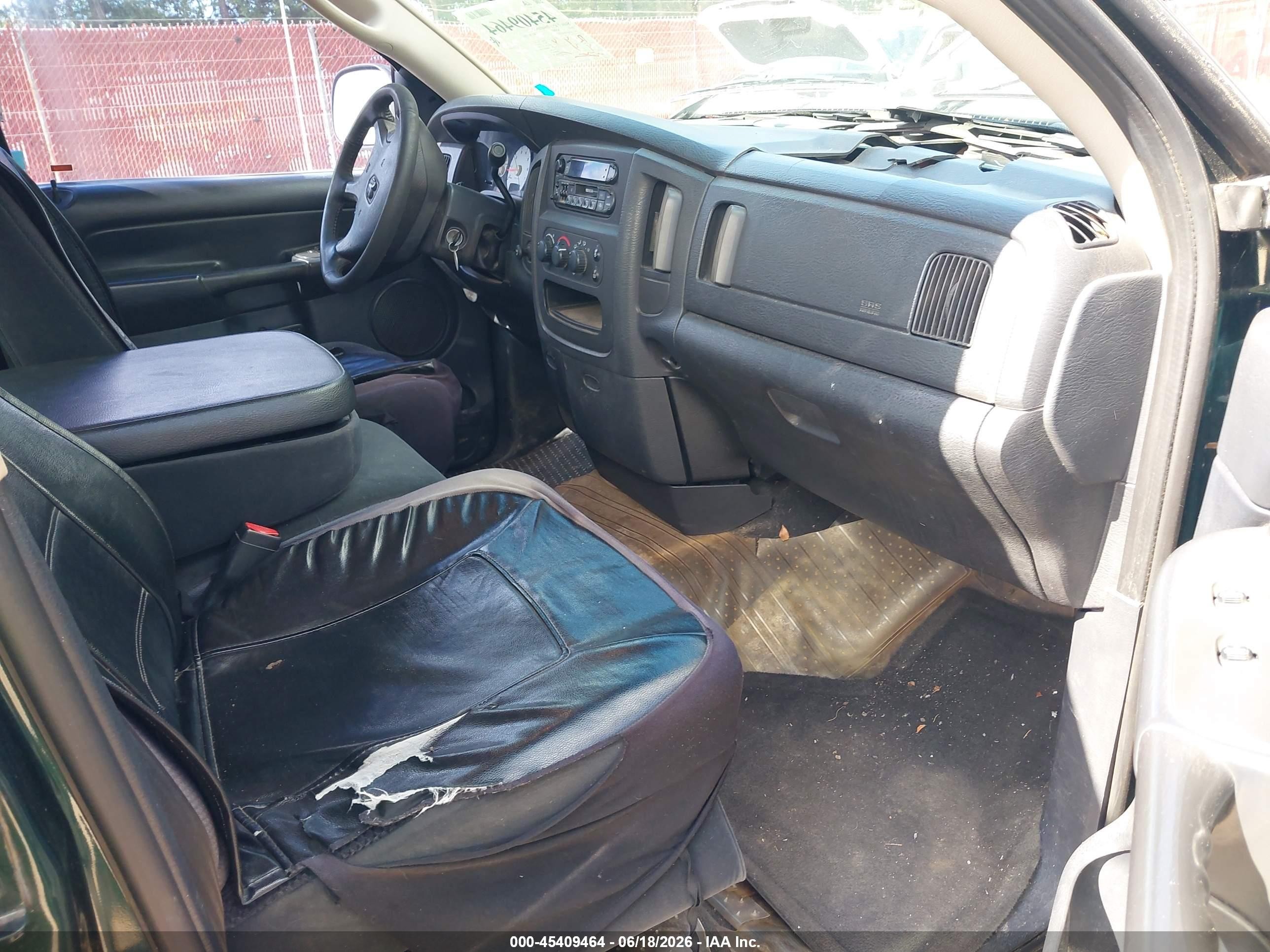 2002 Dodge Ram 1500 St Green vin: 3D7HA18N42G130387