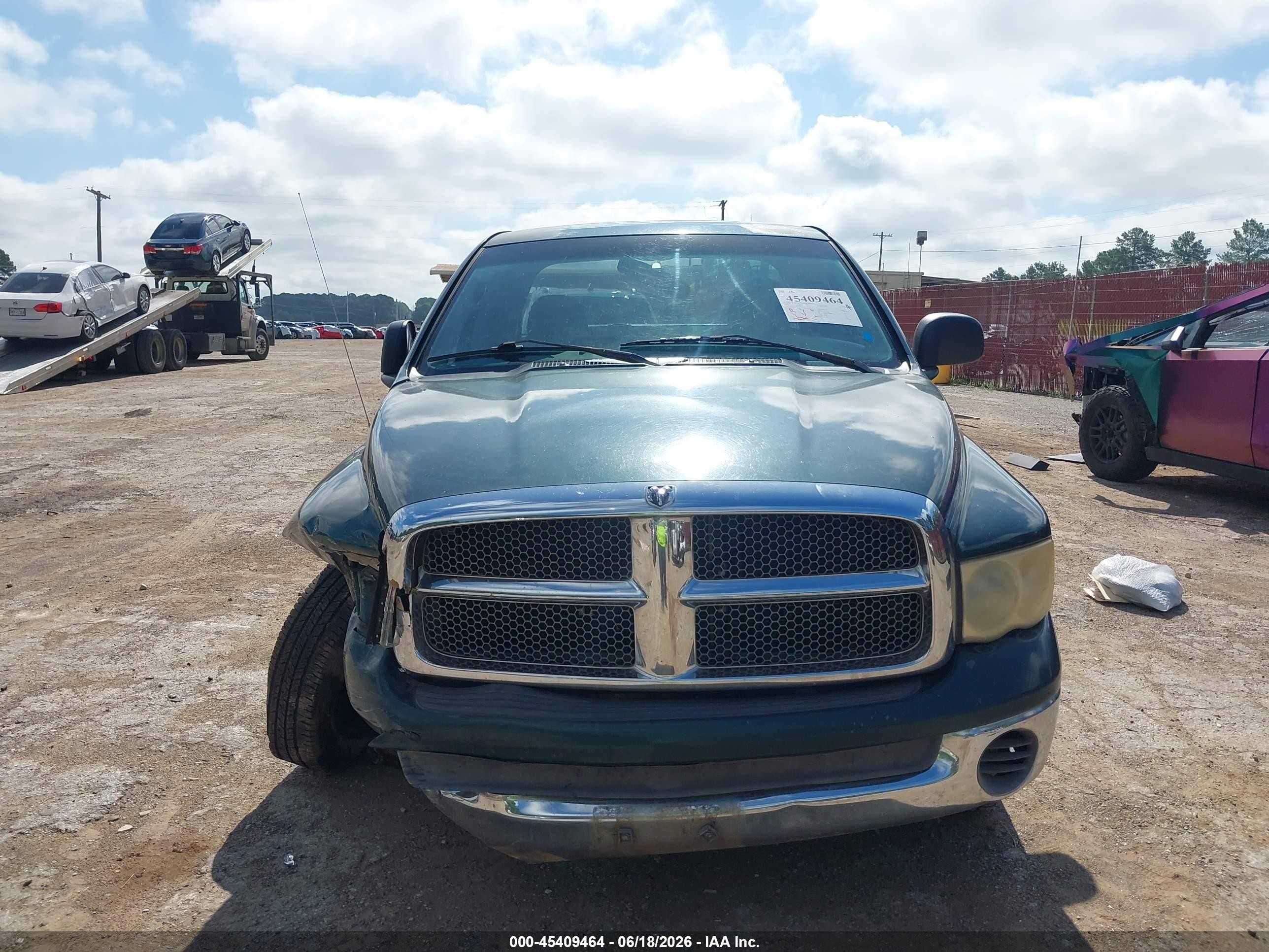2002 Dodge Ram 1500 St Green vin: 3D7HA18N42G130387