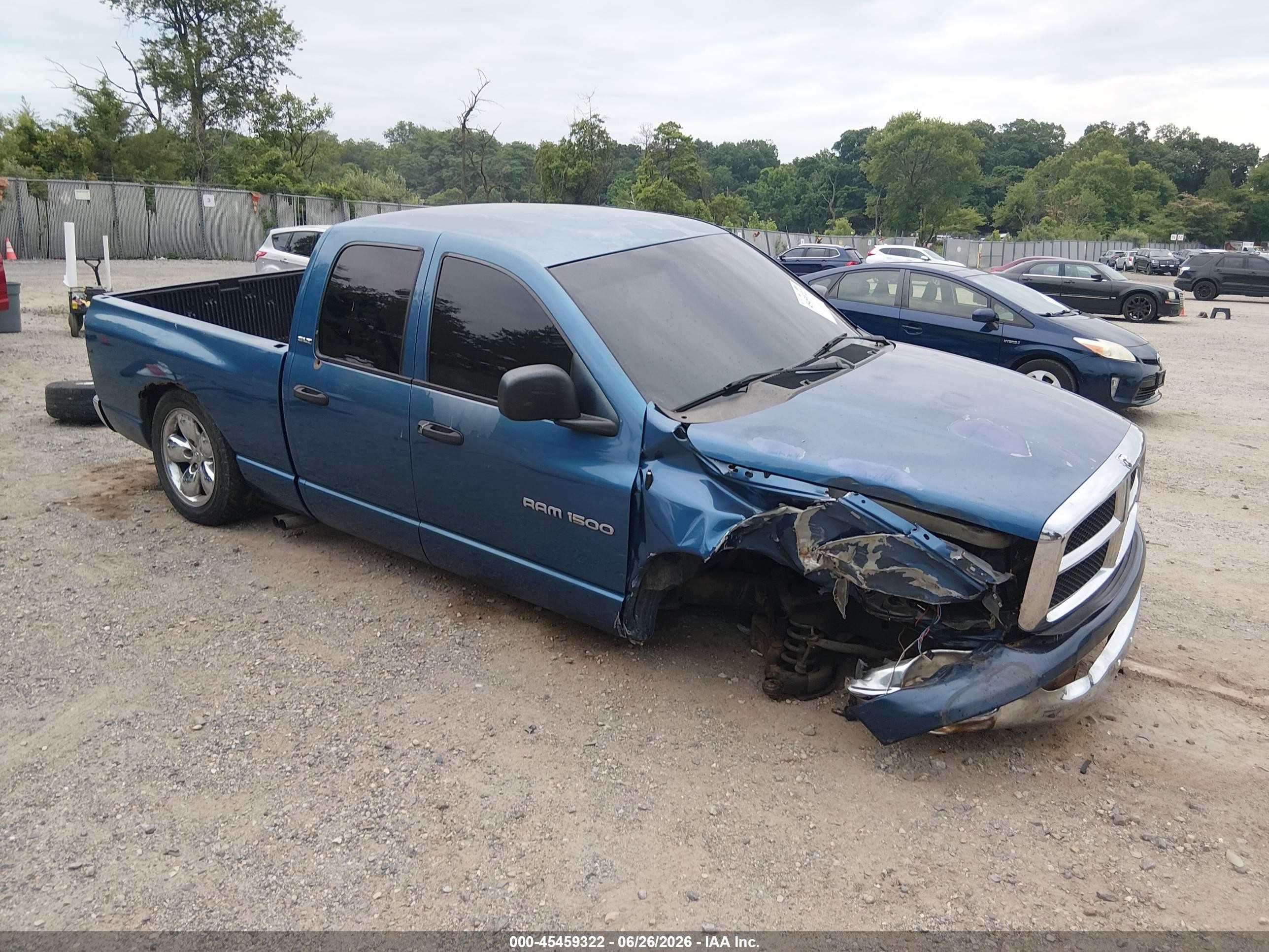 2002 Dodge Ram 1500 St Light Blue vin: 3D7HA18N52G128616
