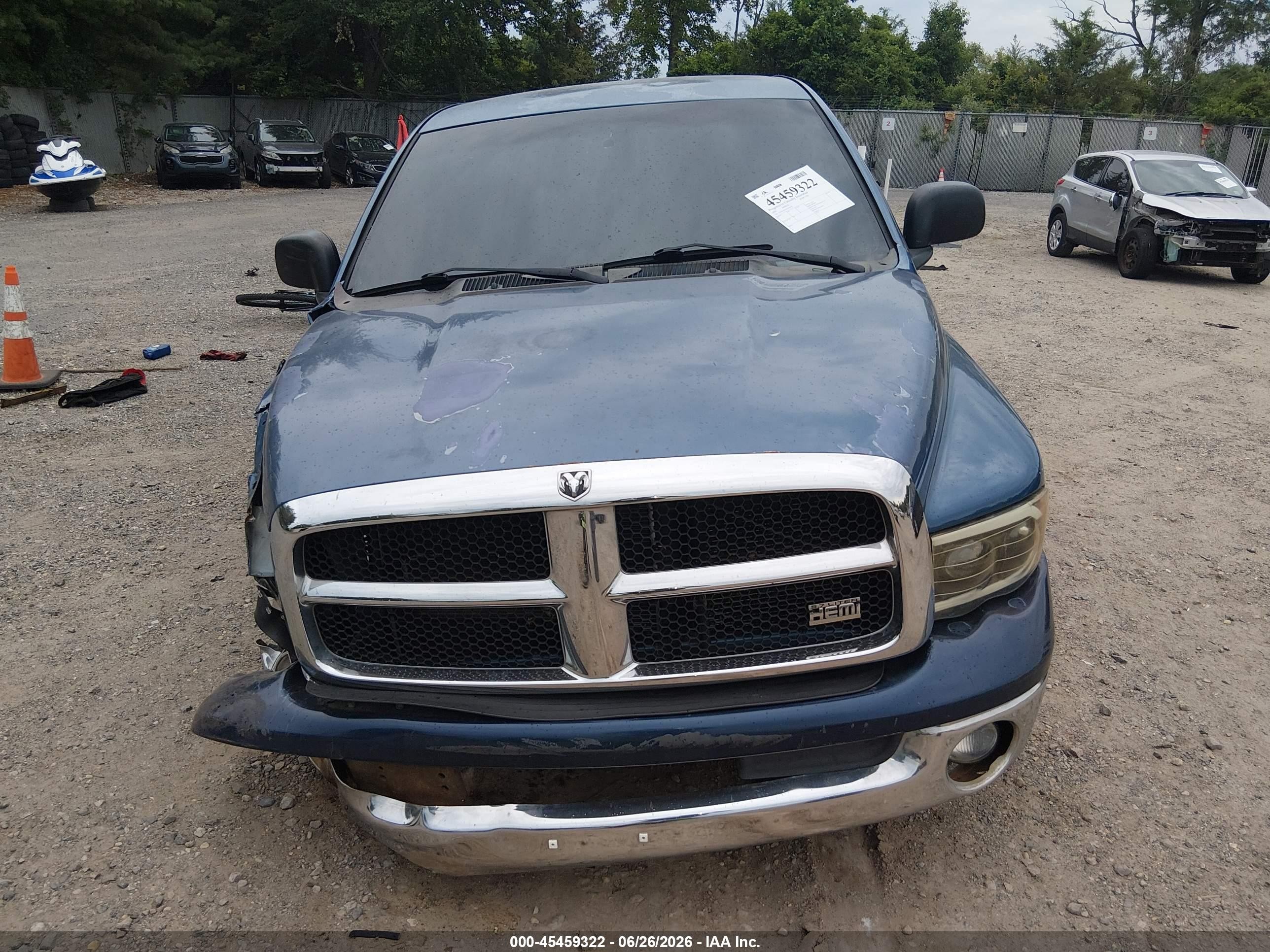 2002 Dodge Ram 1500 St Light Blue vin: 3D7HA18N52G128616