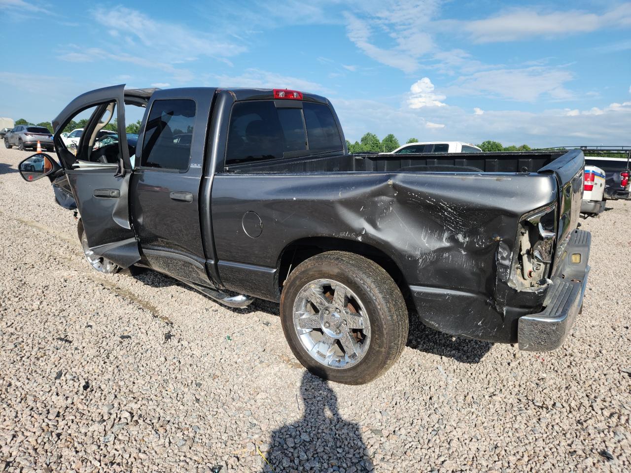 2002 Dodge Ram 1500 Gray vin: 3D7HA18N72G117018