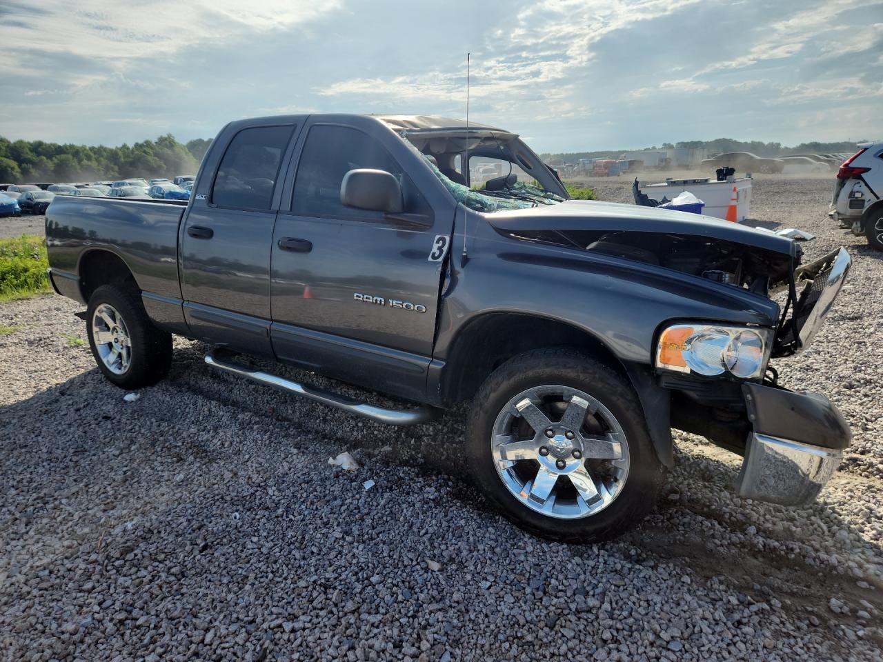 2002 Dodge Ram 1500 Gray vin: 3D7HA18N72G117018