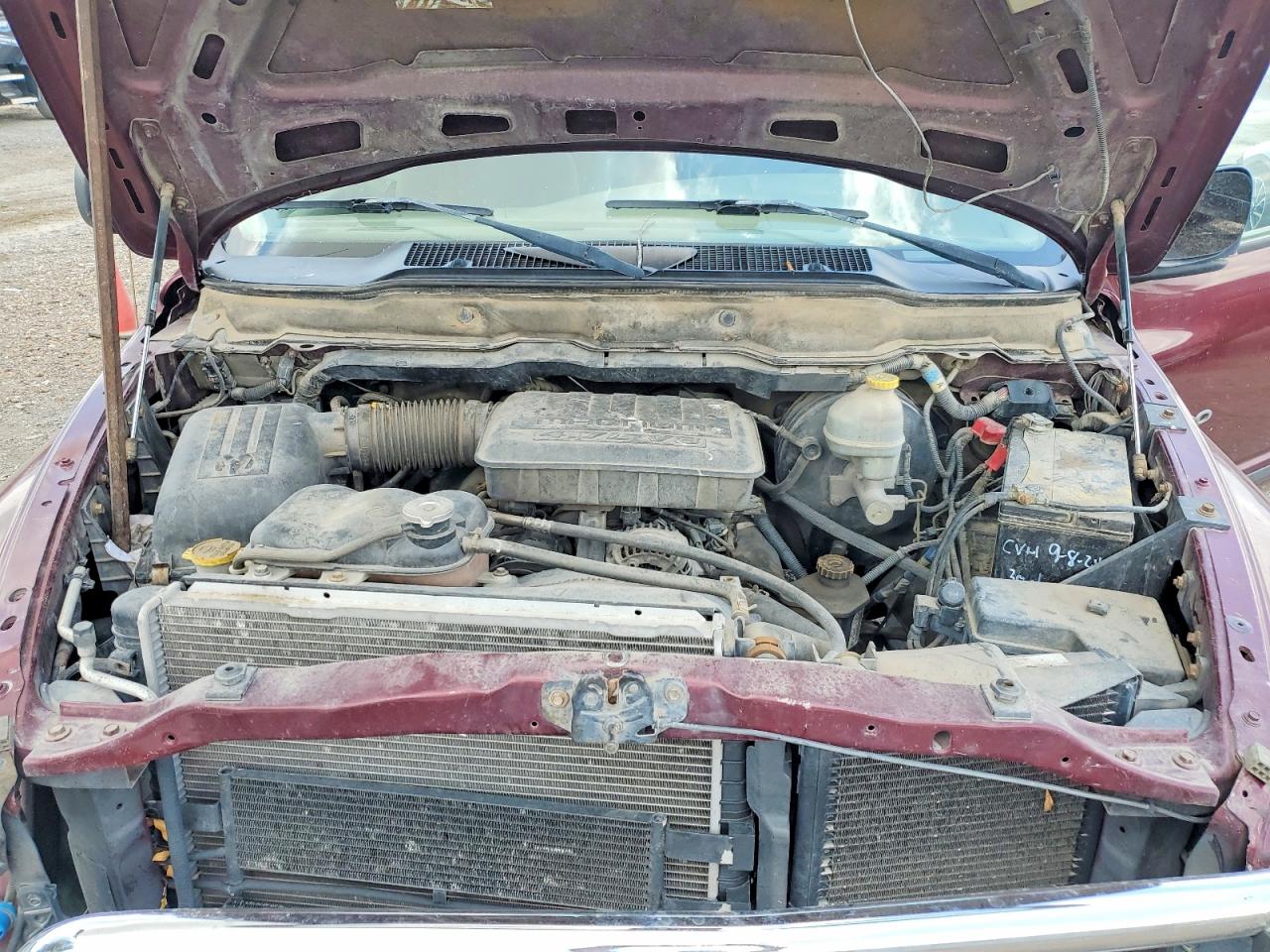 2002 Dodge Ram 1500 Red vin: 3D7HA18N72G150164