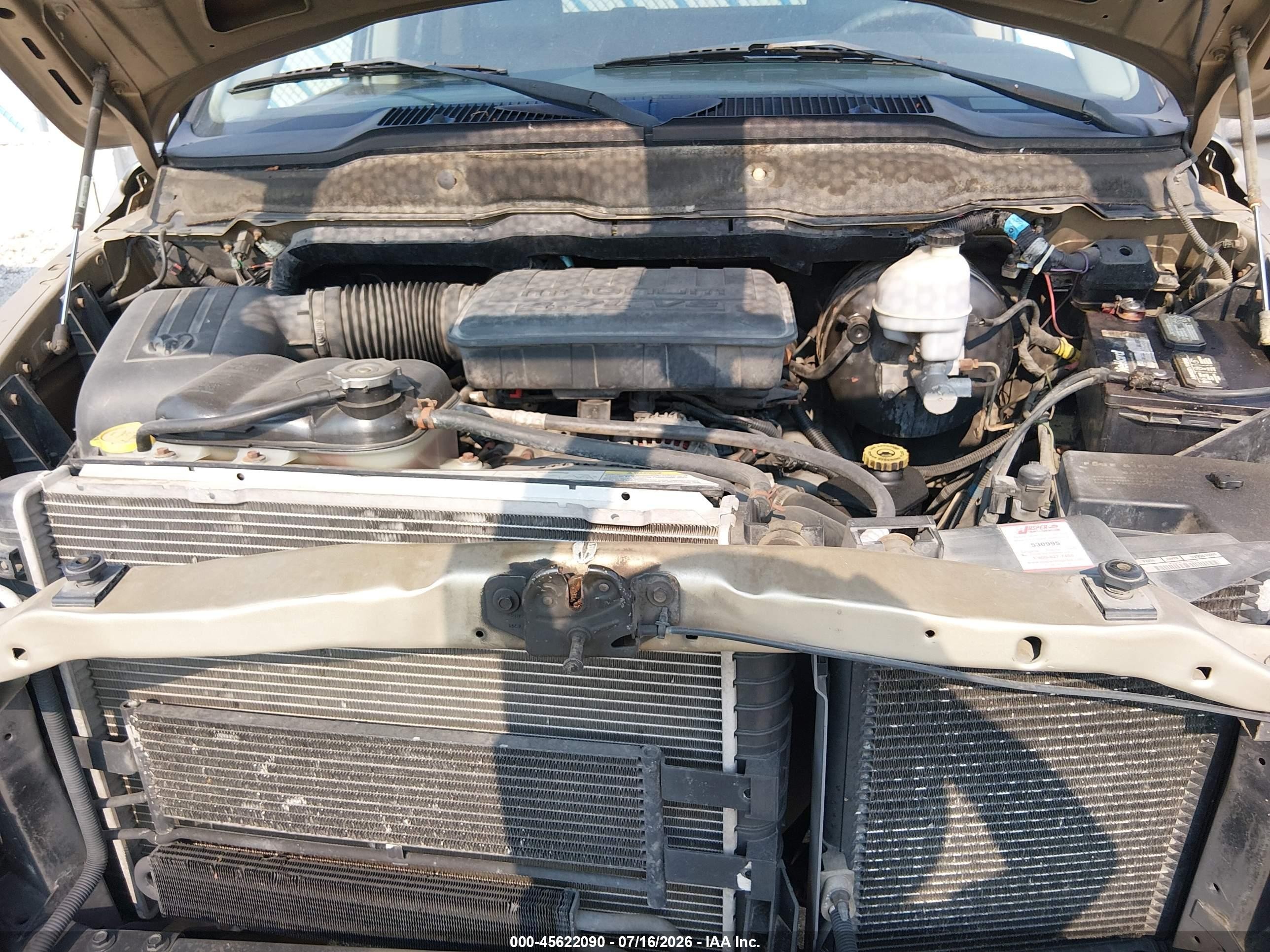 2002 Dodge Ram 1500 St Gold vin: 3D7HA18NX2G188942