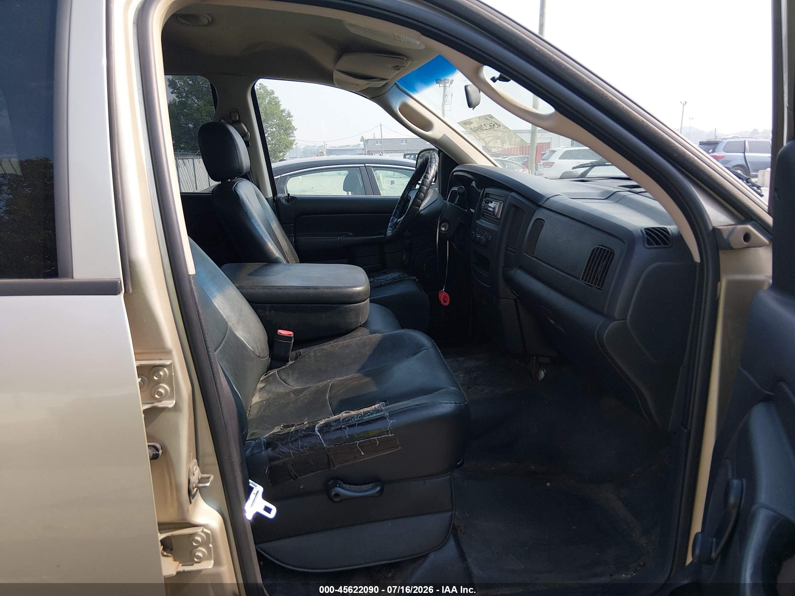 2002 Dodge Ram 1500 St Gold vin: 3D7HA18NX2G188942