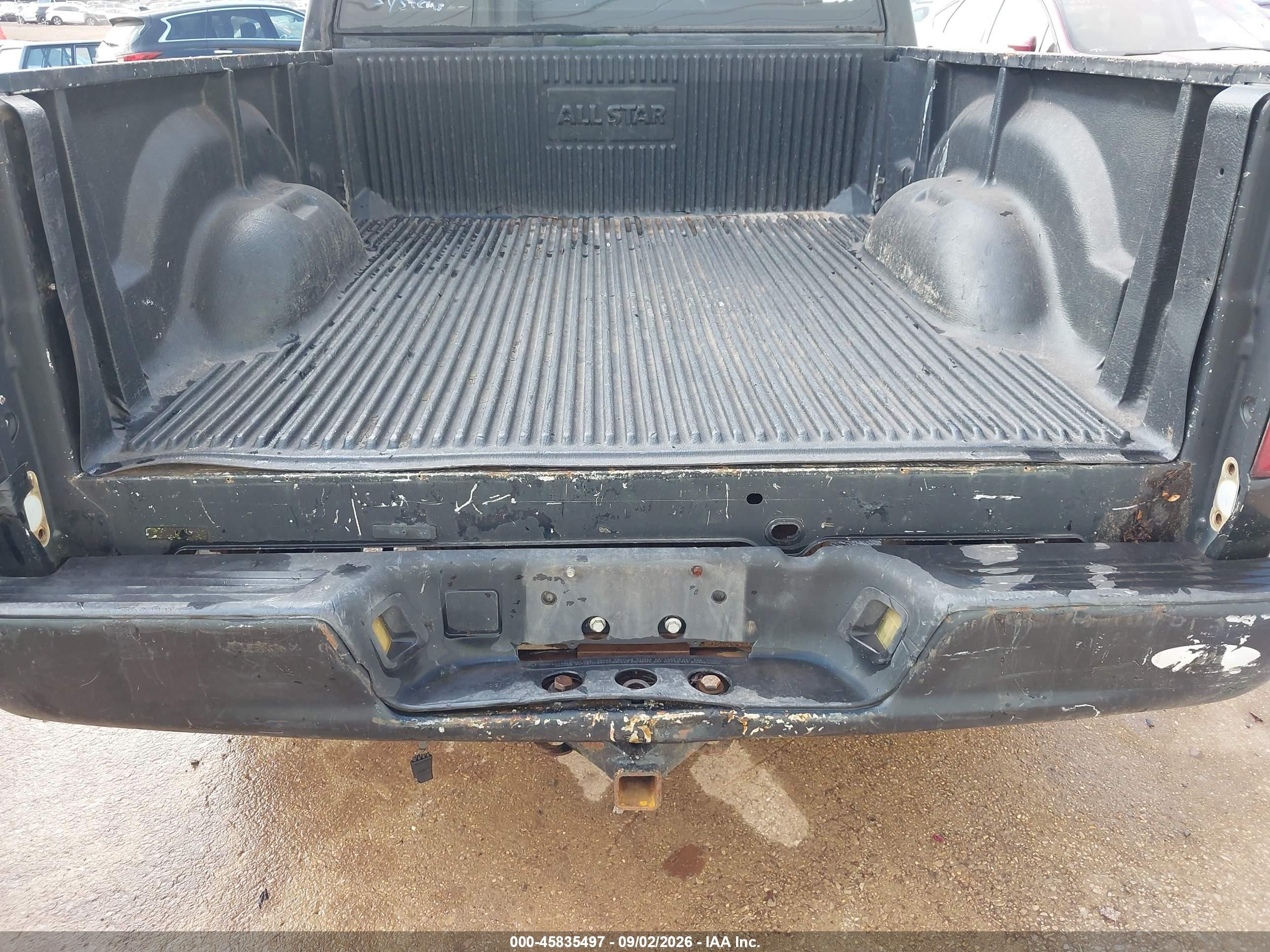 2002 Dodge Ram 1500 St Black vin: 3D7HA18NX2G193784