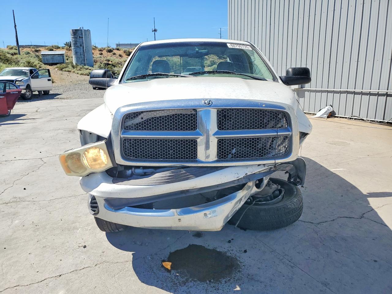 2002 Dodge Ram 1500 White vin: 3D7HA18Z42G210596