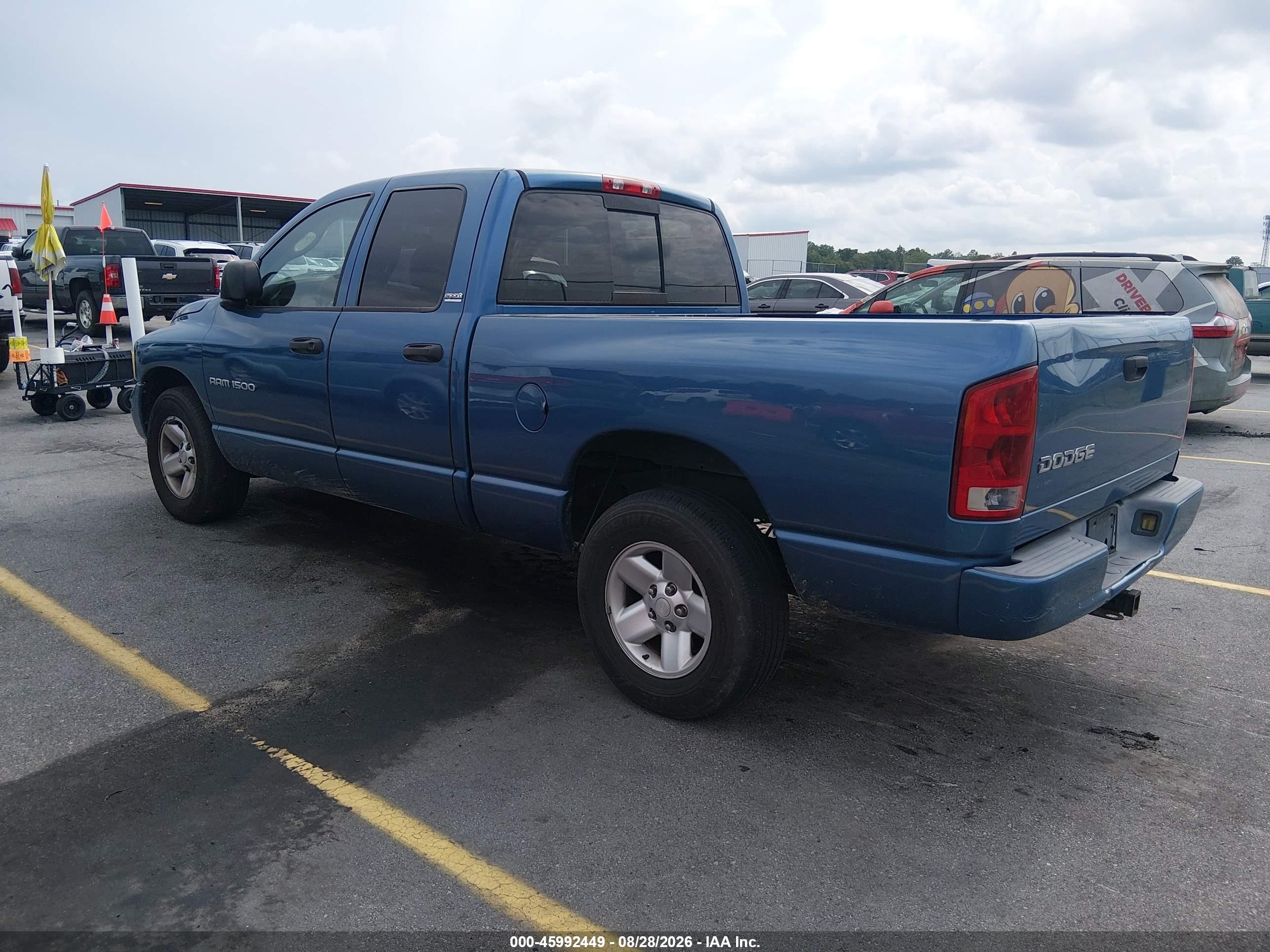 2002 Dodge Ram 1500 St Синий vin: 3D7HA18Z72G204694