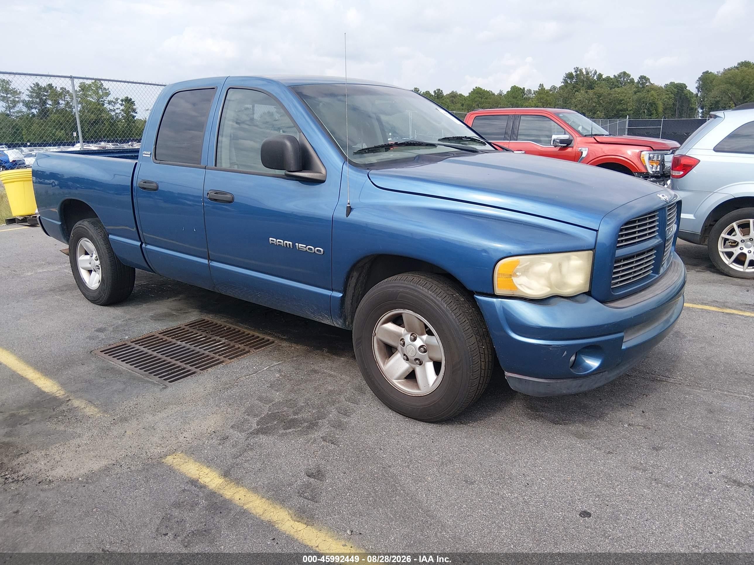 2002 Dodge Ram 1500 St Blue vin: 3D7HA18Z72G204694
