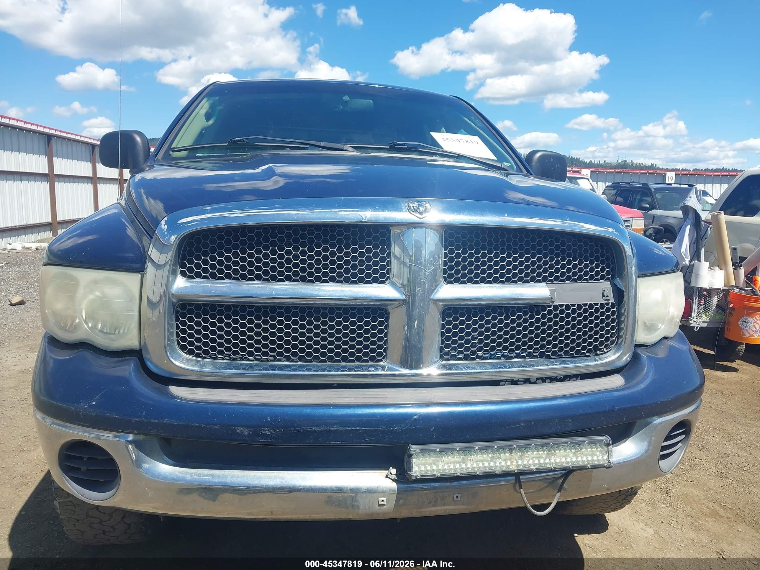 2002 Dodge Ram 1500 St Dark Blue vin: 3D7HU18N02G129700