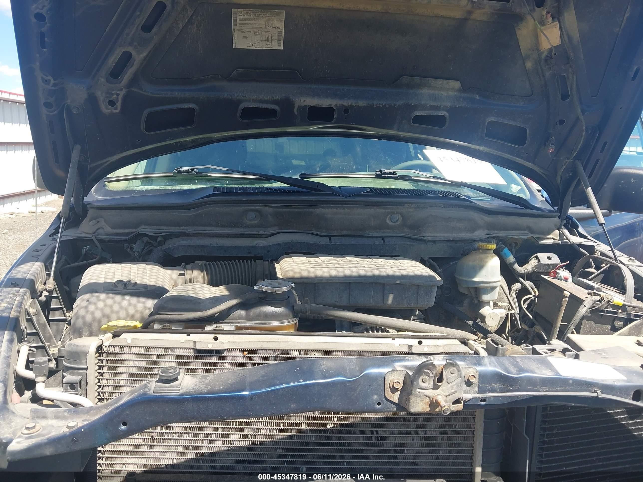 2002 Dodge Ram 1500 St Dark Blue vin: 3D7HU18N02G129700