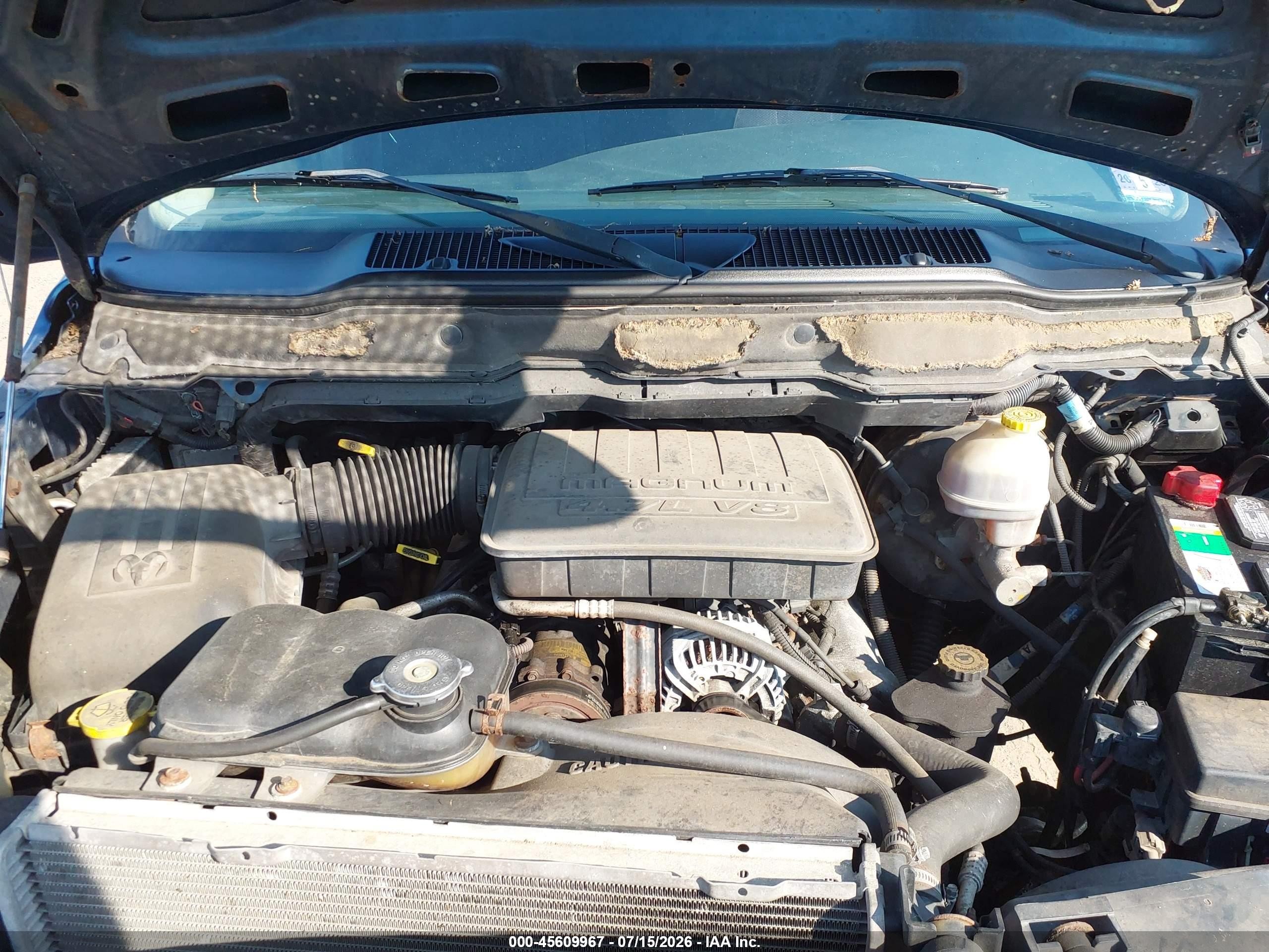 2002 Dodge Ram 1500 St Синий vin: 3D7HU18N32G158401