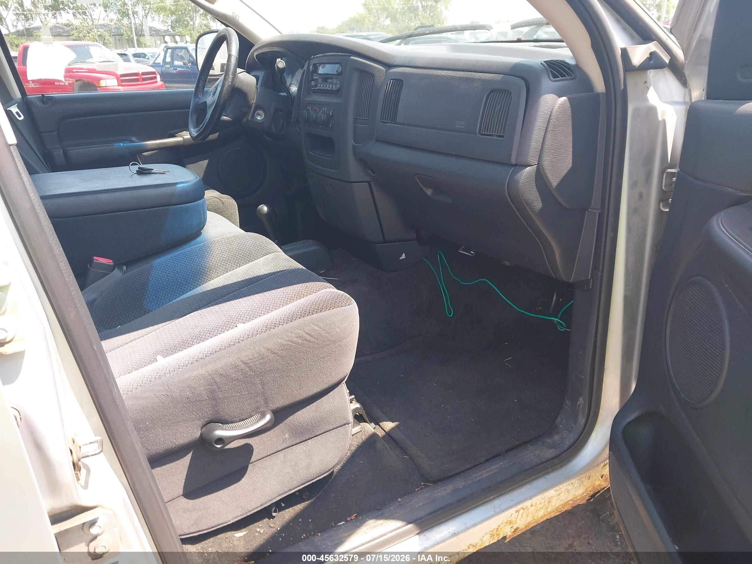 2002 Dodge Ram 1500 St Gray vin: 3D7HU18N42G181685