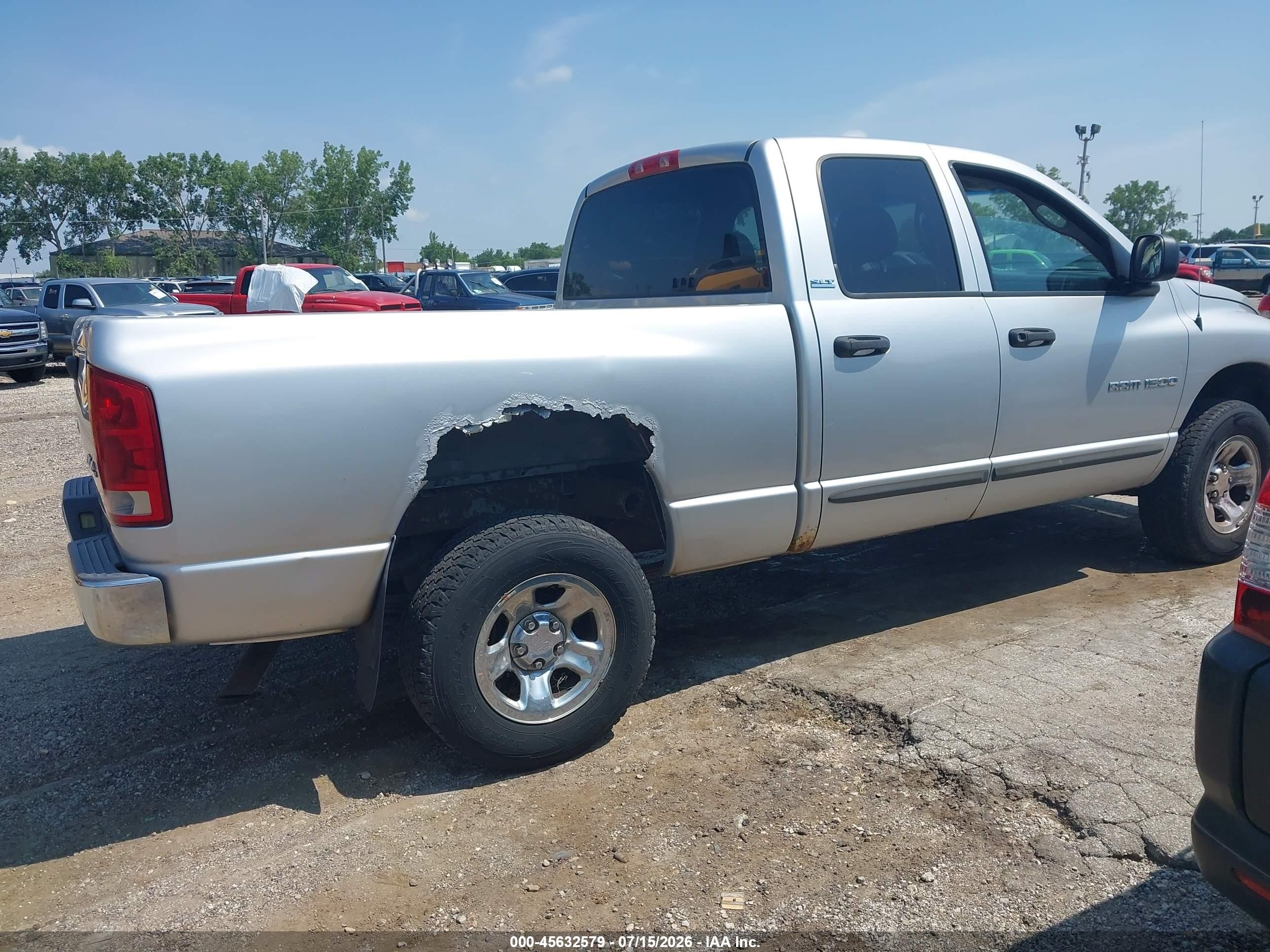 2002 Dodge Ram 1500 St Gray vin: 3D7HU18N42G181685