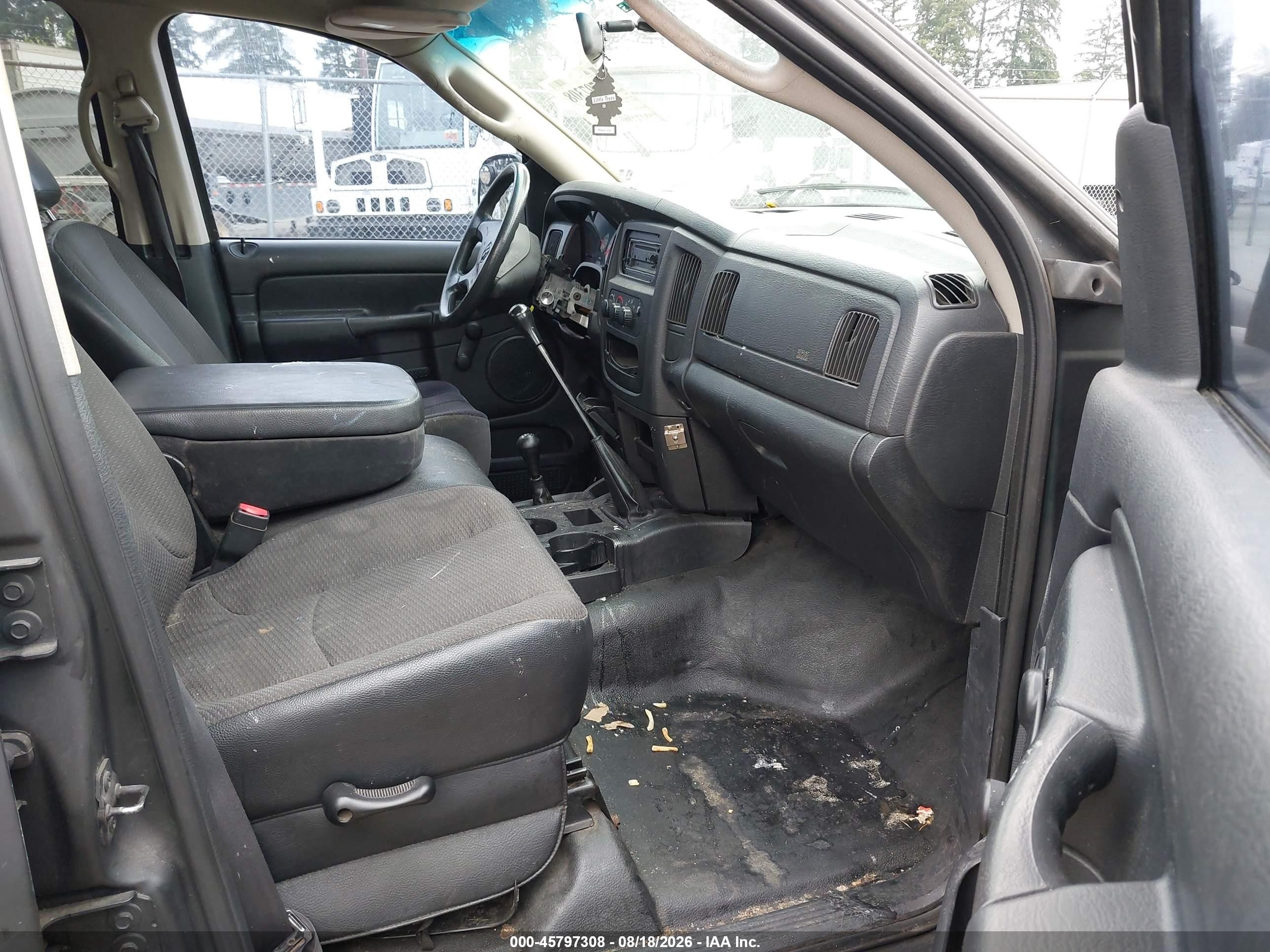 2002 Dodge Ram 1500 St Black vin: 3D7HU18N42G192850
