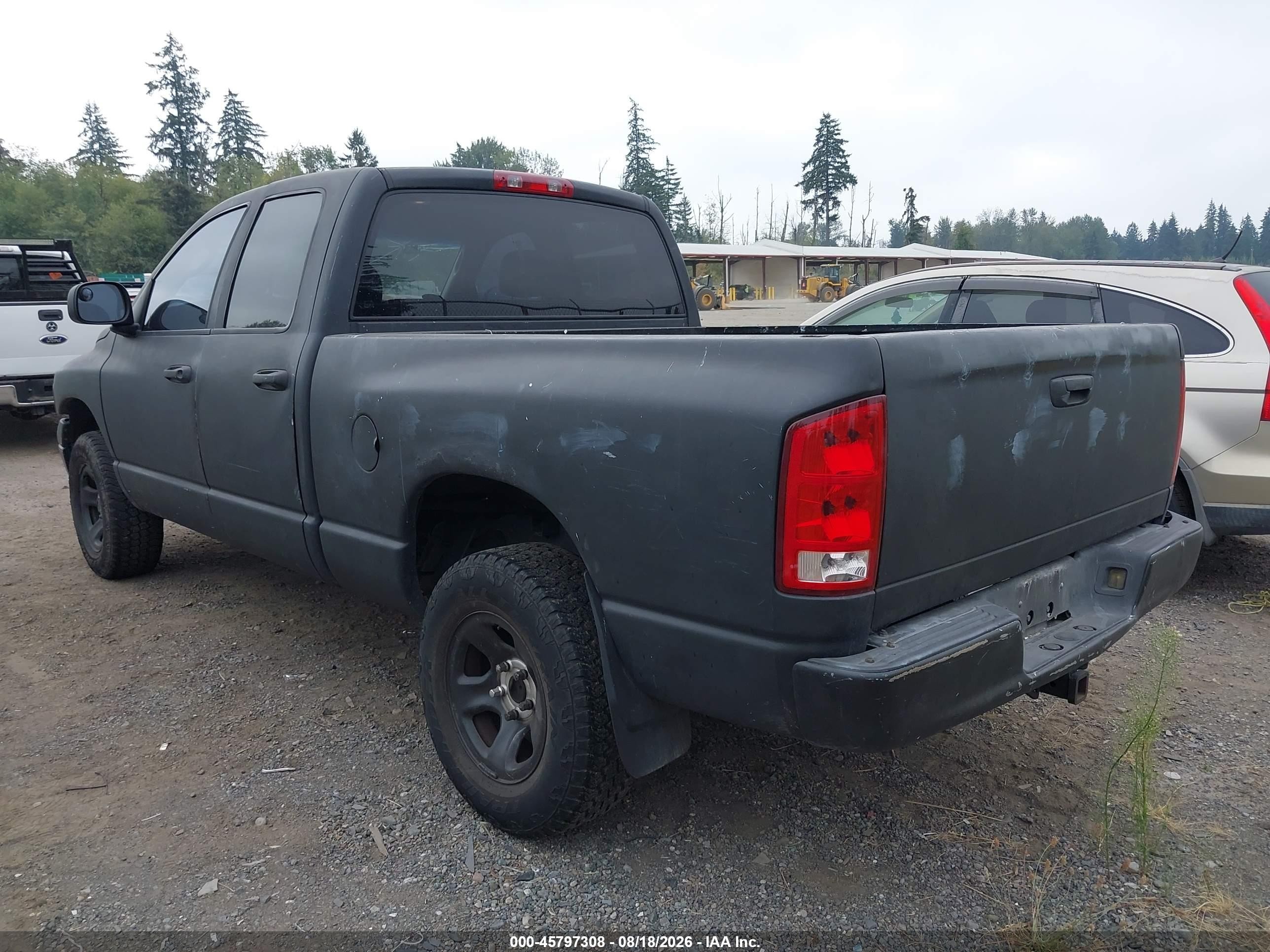 2002 Dodge Ram 1500 St Black vin: 3D7HU18N42G192850