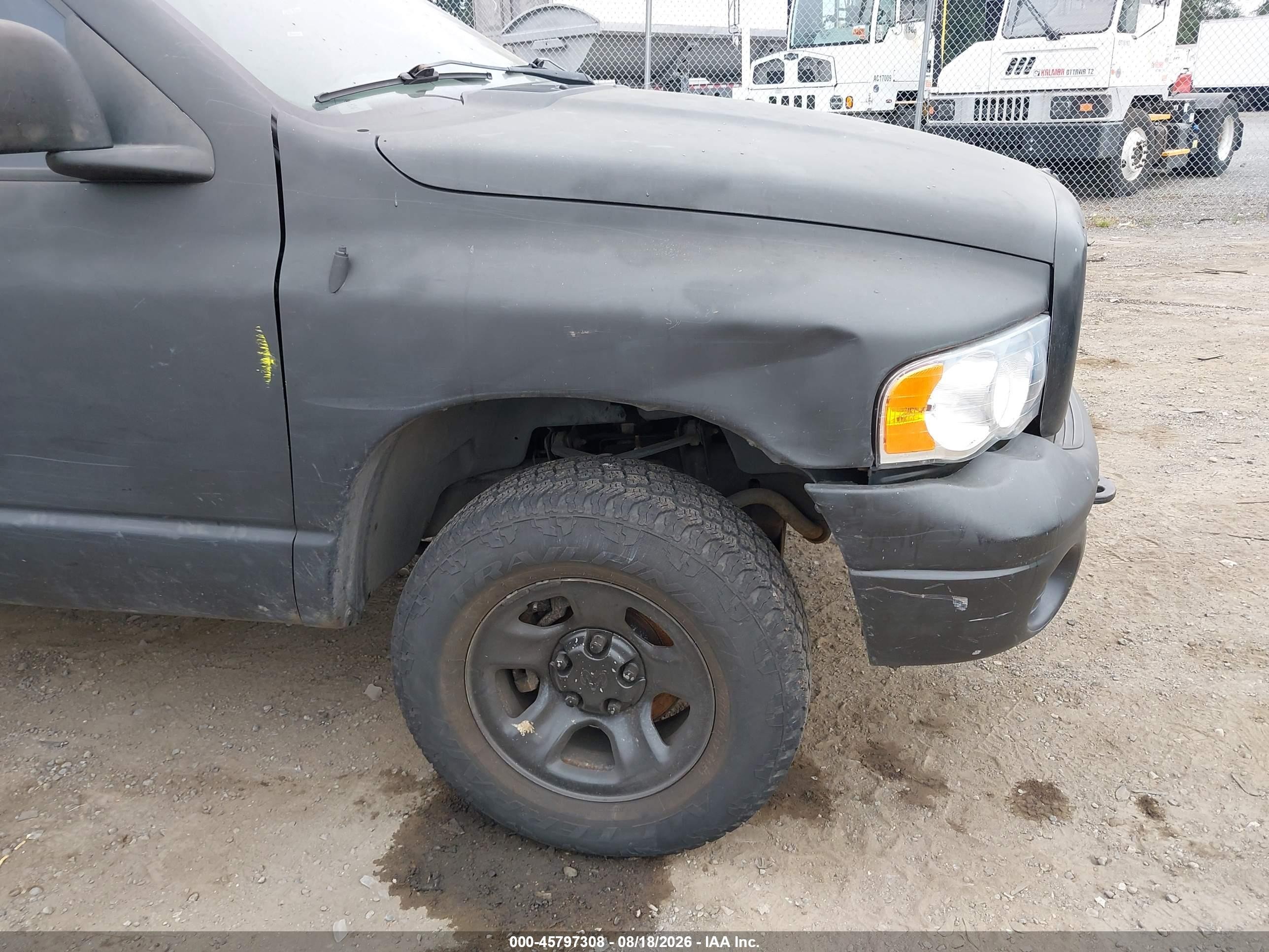 2002 Dodge Ram 1500 St Black vin: 3D7HU18N42G192850
