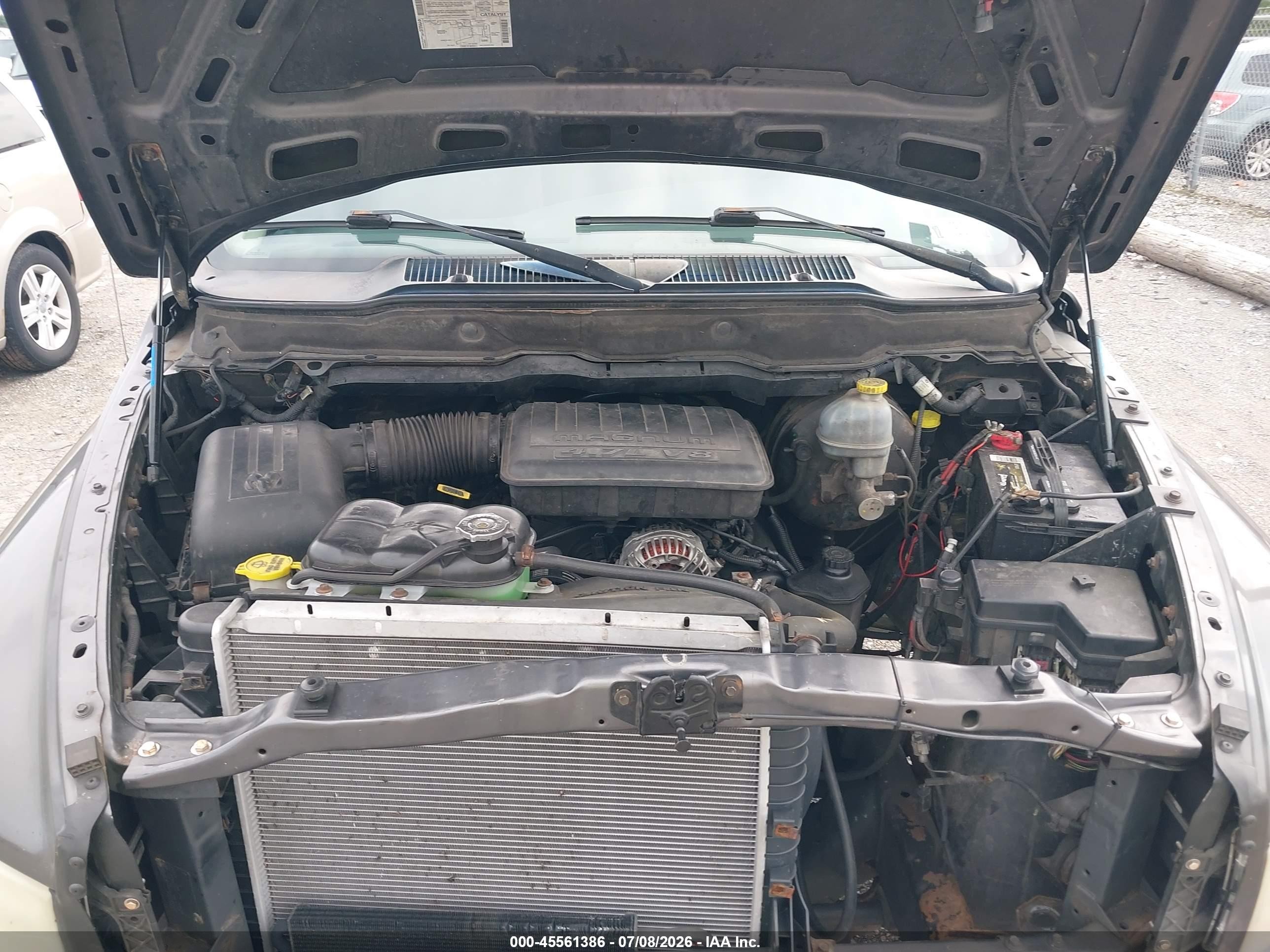 2002 Dodge Ram 1500 St Gray vin: 3D7HU18N52G167150
