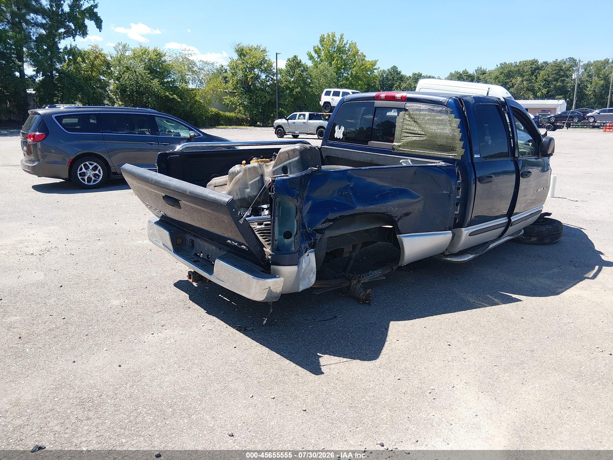 2002 Dodge Ram 1500 St Blue vin: 3D7HU18N82G149080