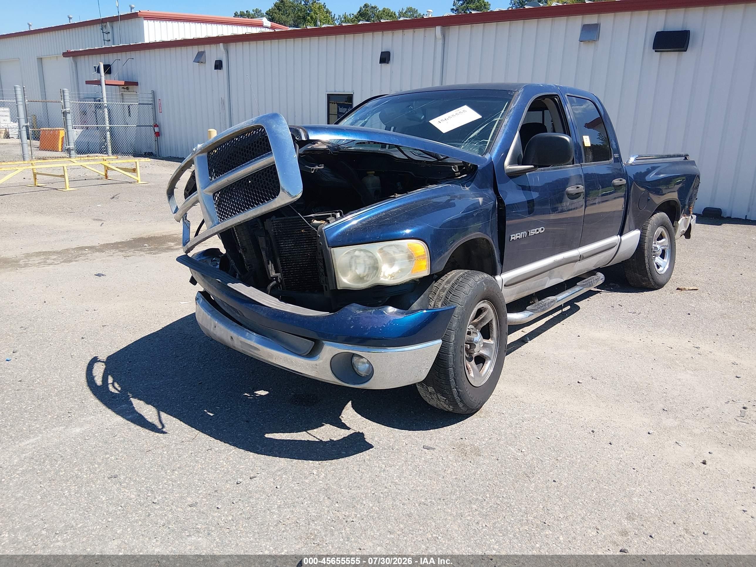 2002 Dodge Ram 1500 St Blue vin: 3D7HU18N82G149080