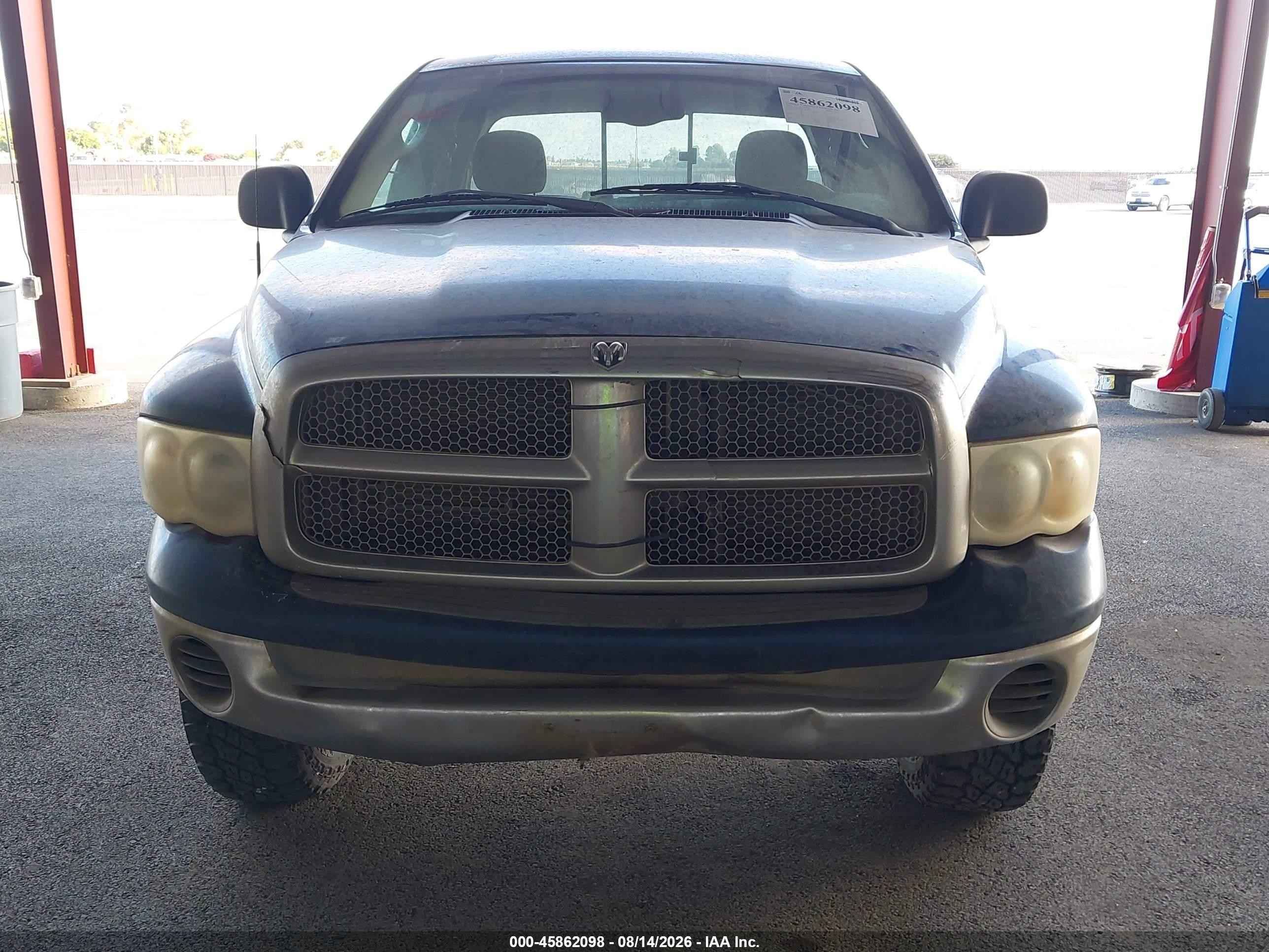 2002 Dodge Ram 1500 St Blue vin: 3D7HU18N82G185044
