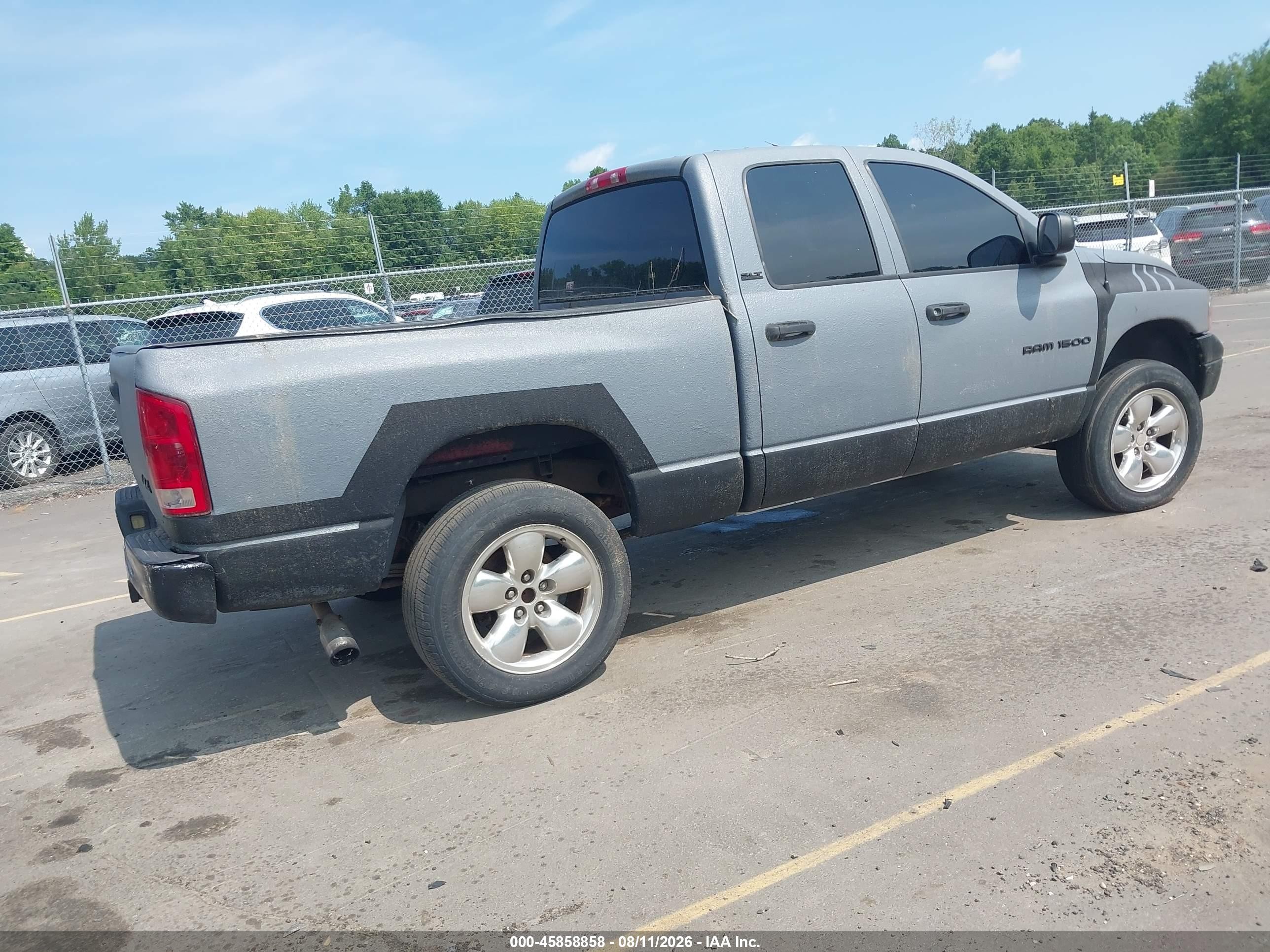 2002 Dodge Ram 1500 St Gray vin: 3D7HU18NX2G193405