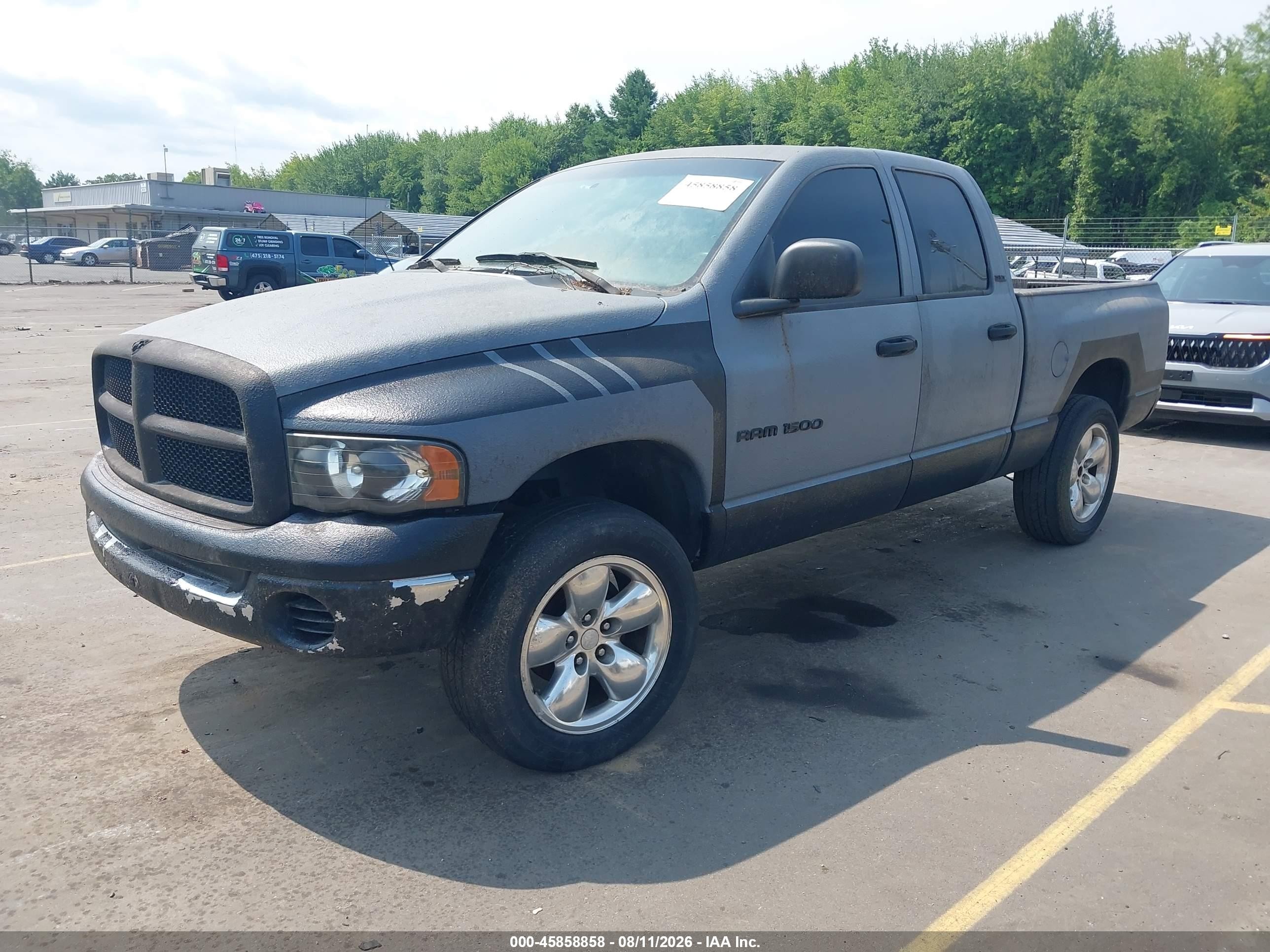 2002 Dodge Ram 1500 St Gray vin: 3D7HU18NX2G193405