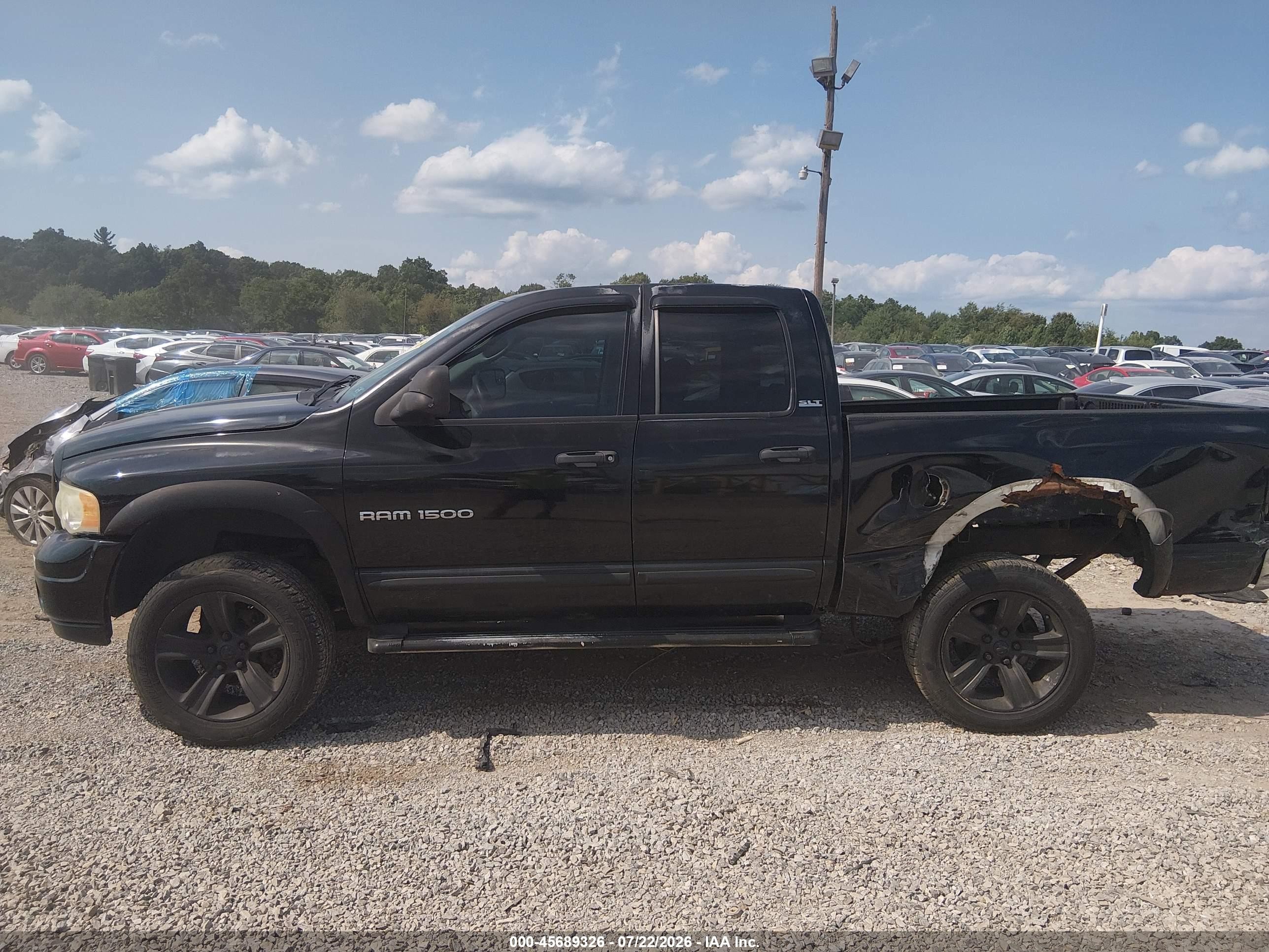 2002 Dodge Ram 1500 St Black vin: 3D7HU18Z12G132785