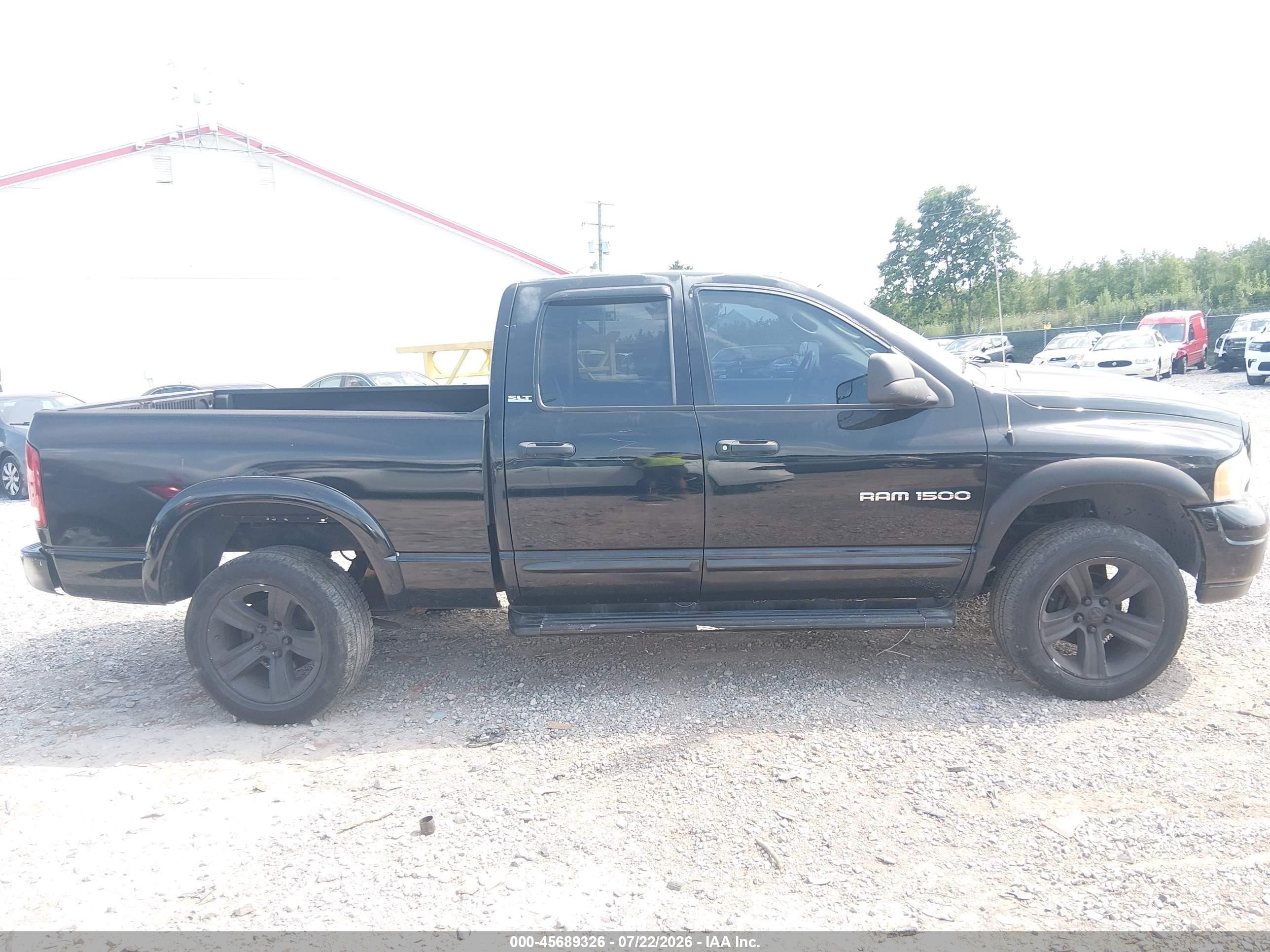 2002 Dodge Ram 1500 St Black vin: 3D7HU18Z12G132785