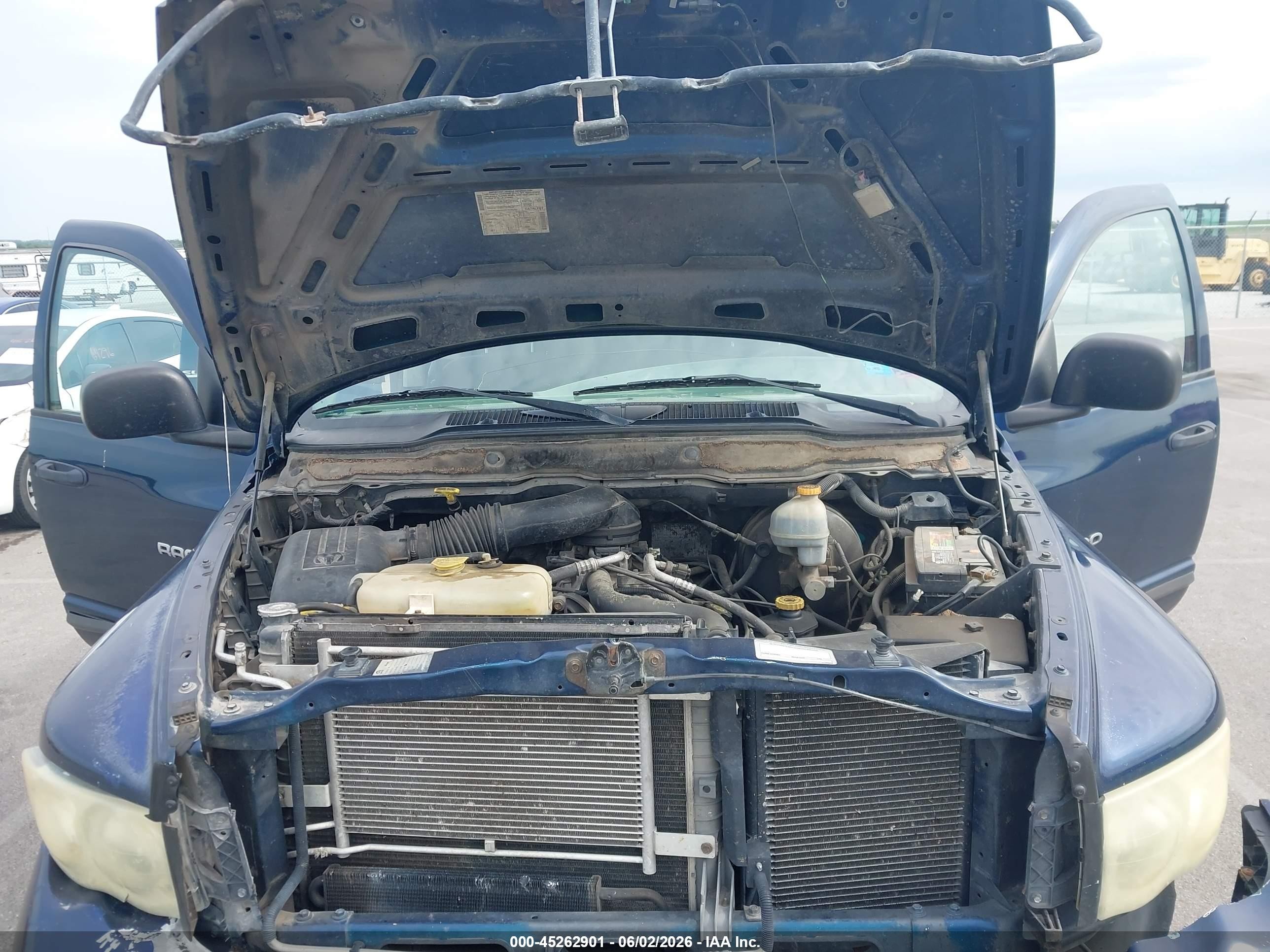 2002 Dodge Ram 1500 St Blue vin: 3D7HU18Z32G117348