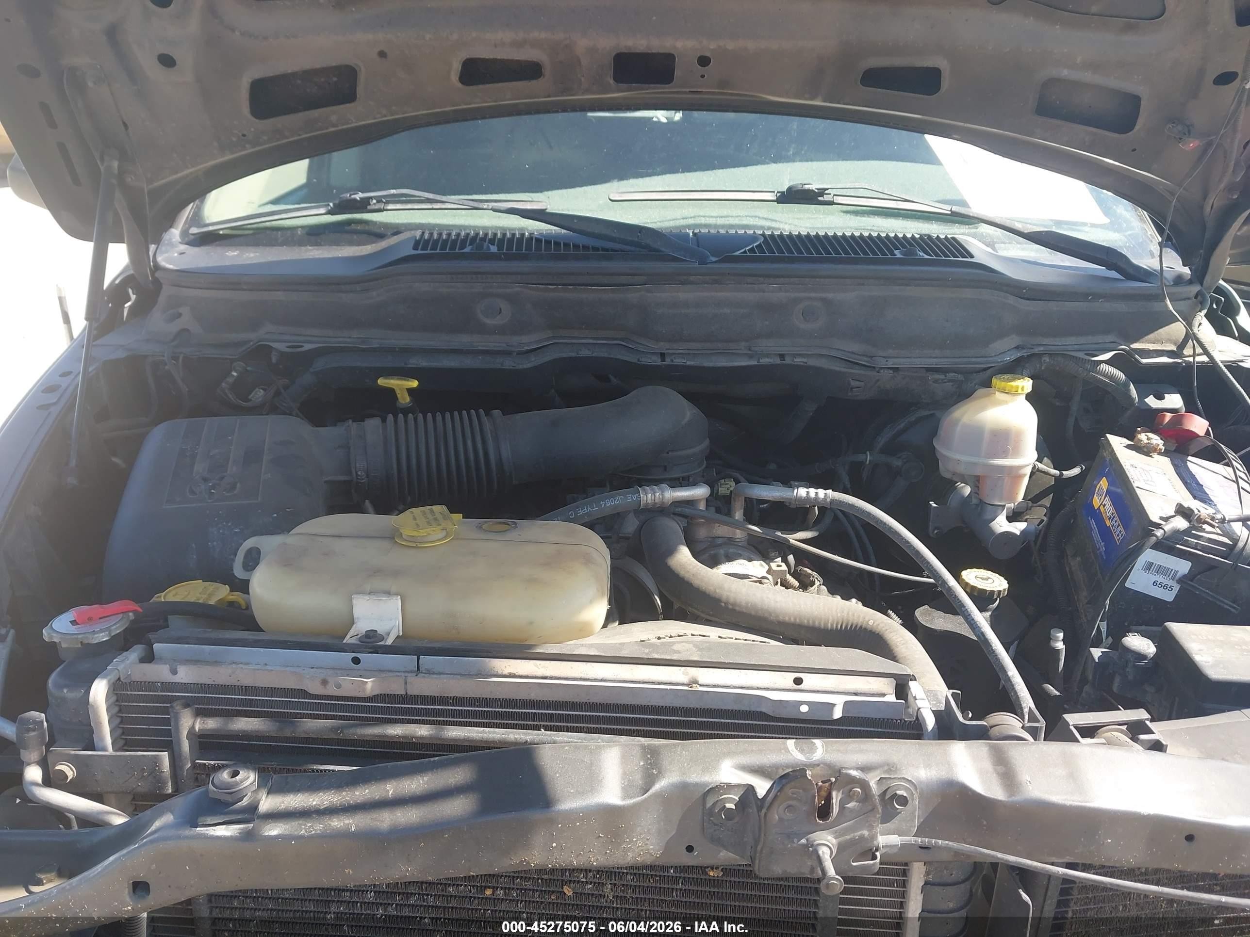 2002 Dodge Ram 1500 St Gray vin: 3D7HU18Z52G210128