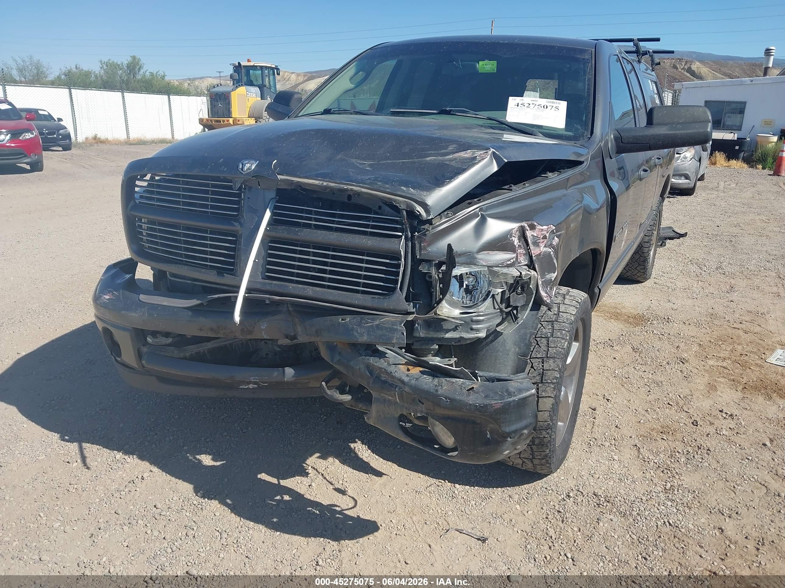 2002 Dodge Ram 1500 St Gray vin: 3D7HU18Z52G210128