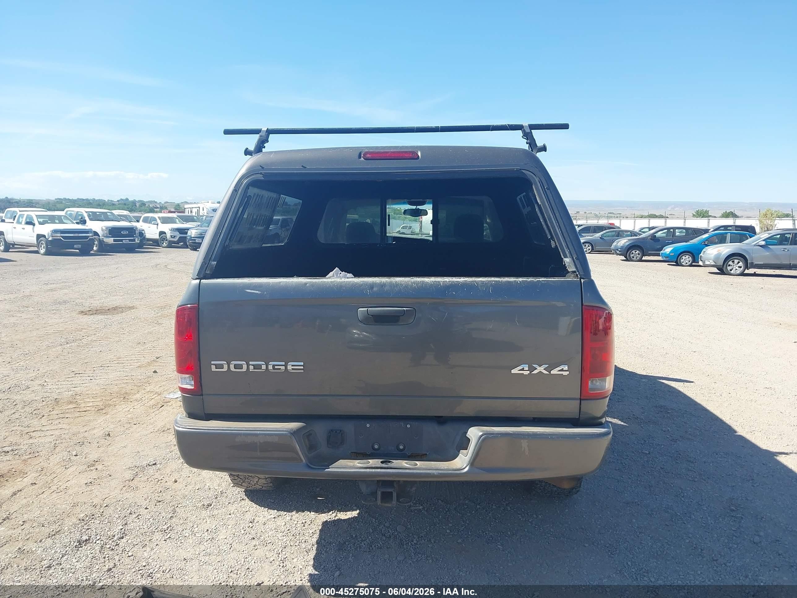 2002 Dodge Ram 1500 St Gray vin: 3D7HU18Z52G210128