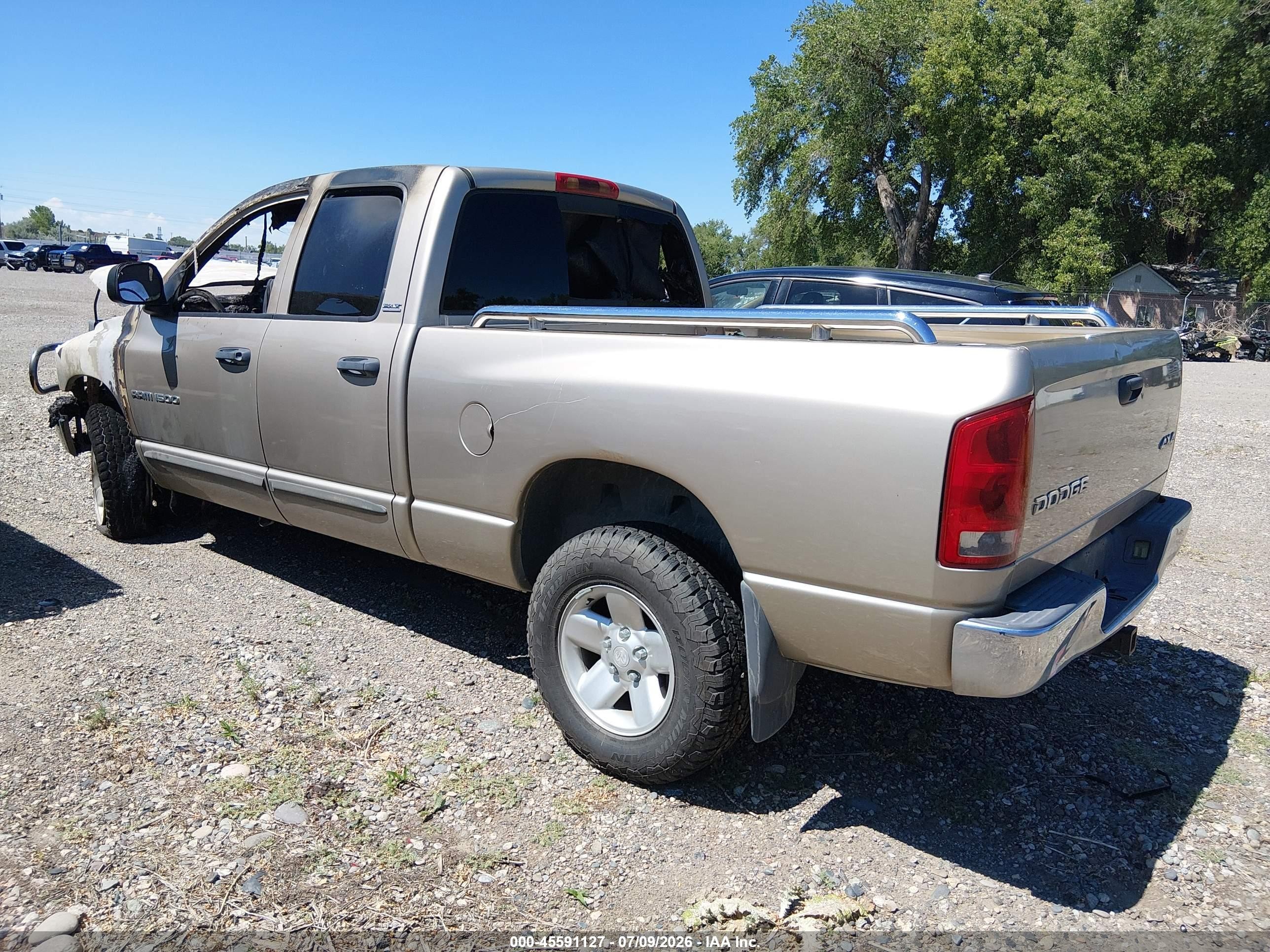 2002 Dodge Ram 1500 St Gray vin: 3D7HU18Z62G112239