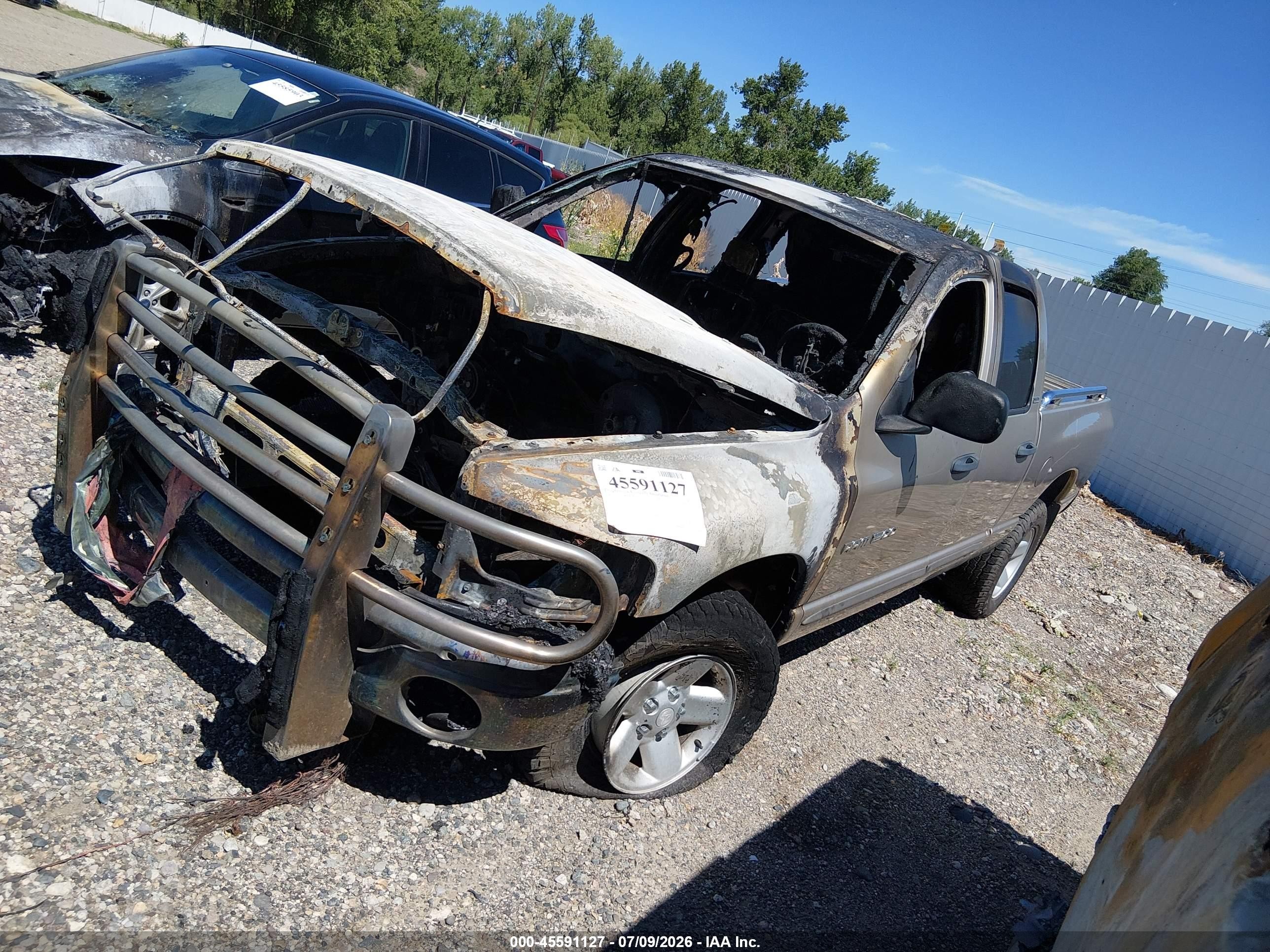 2002 Dodge Ram 1500 St Gray vin: 3D7HU18Z62G112239