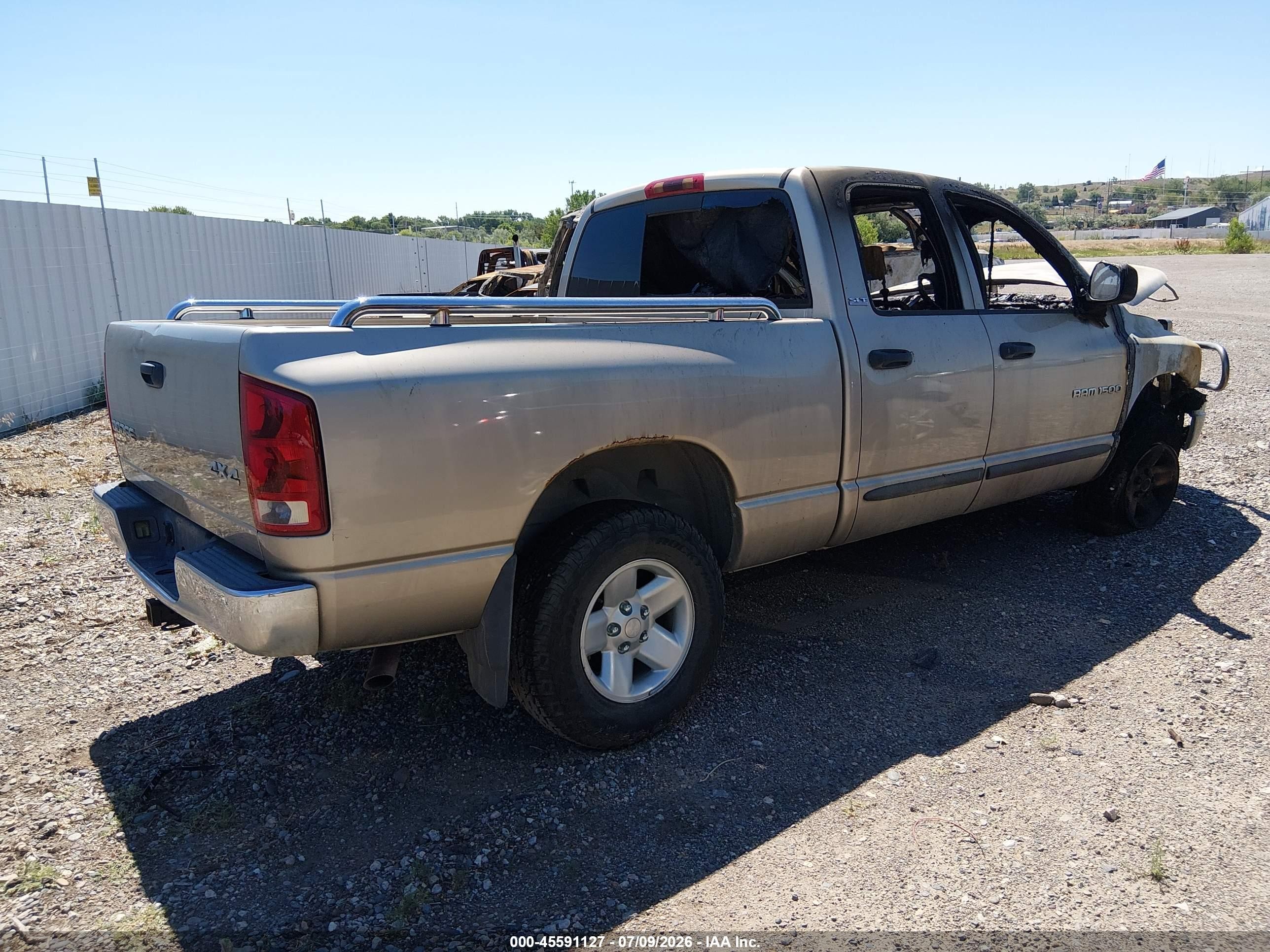 2002 Dodge Ram 1500 St Gray vin: 3D7HU18Z62G112239