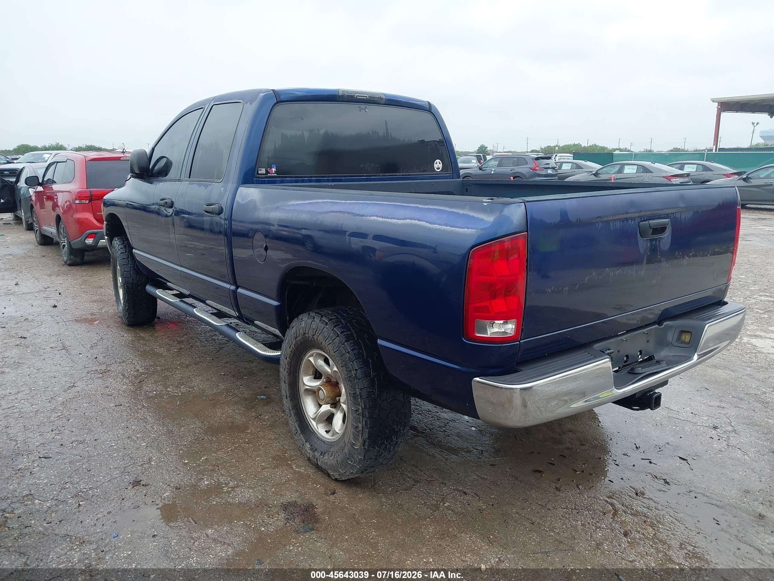 2002 Dodge Ram 1500 St Dark Blue vin: 3D7HU18Z62G154507