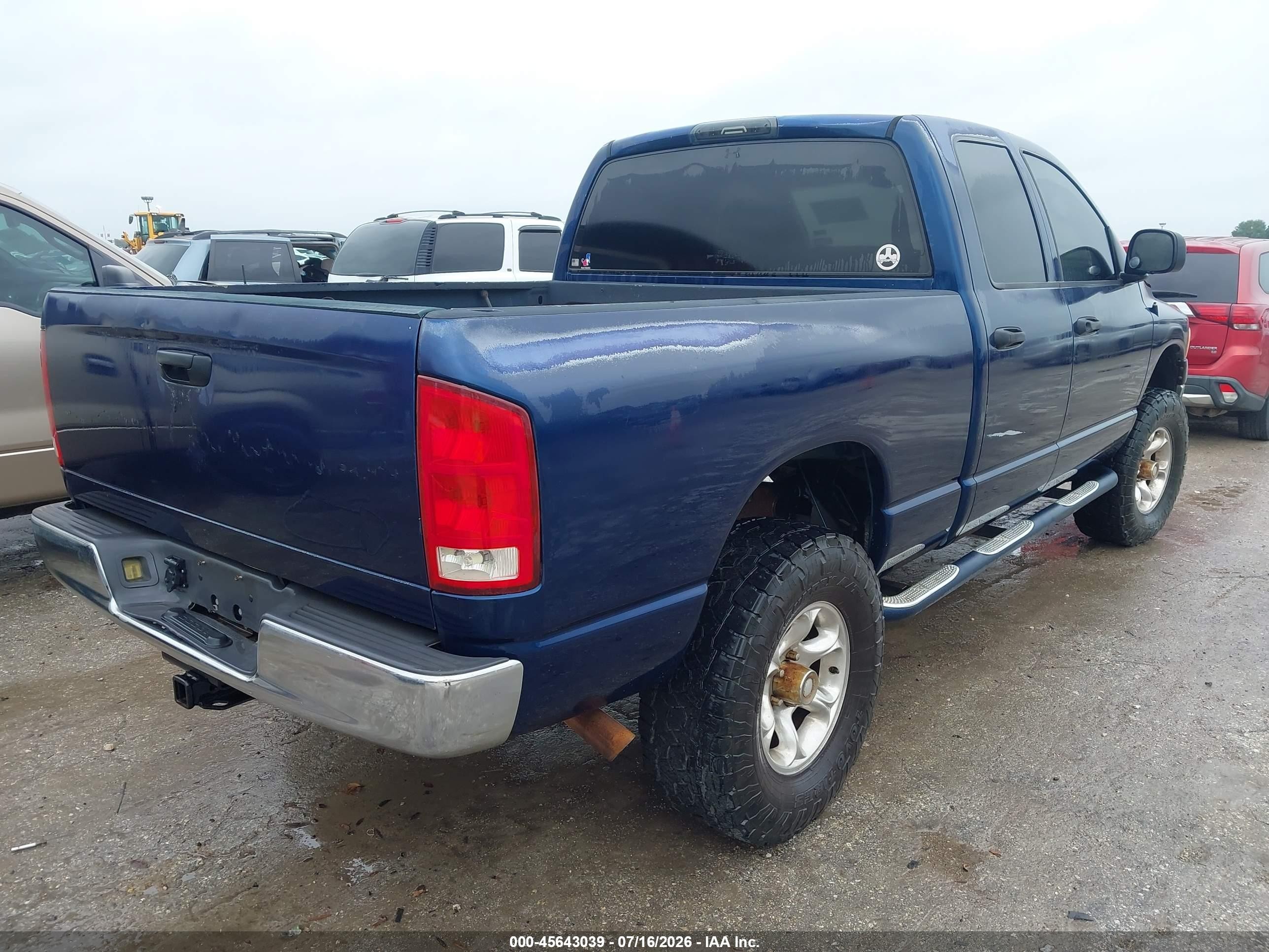 2002 Dodge Ram 1500 St Dark Blue vin: 3D7HU18Z62G154507